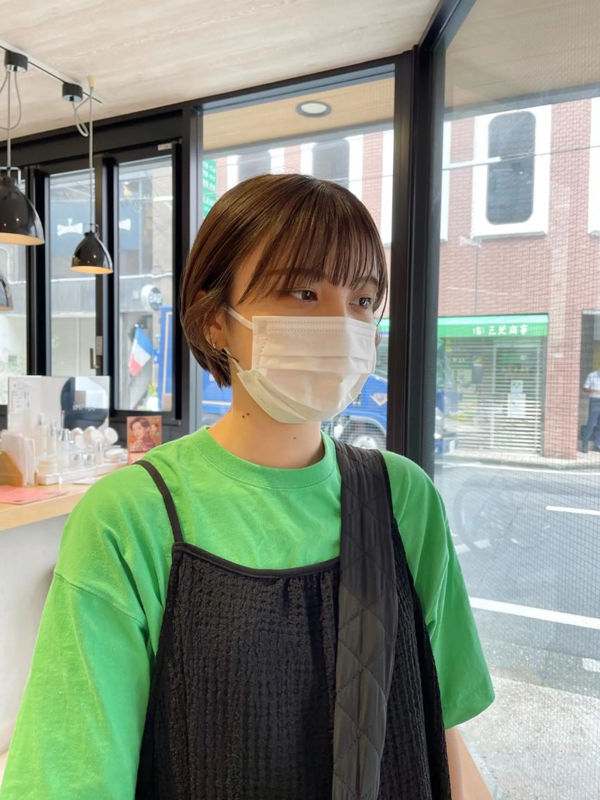 ショート カット ヘアカラー トリートメント haru/レイヤー/ ウルフのヘアスタイル