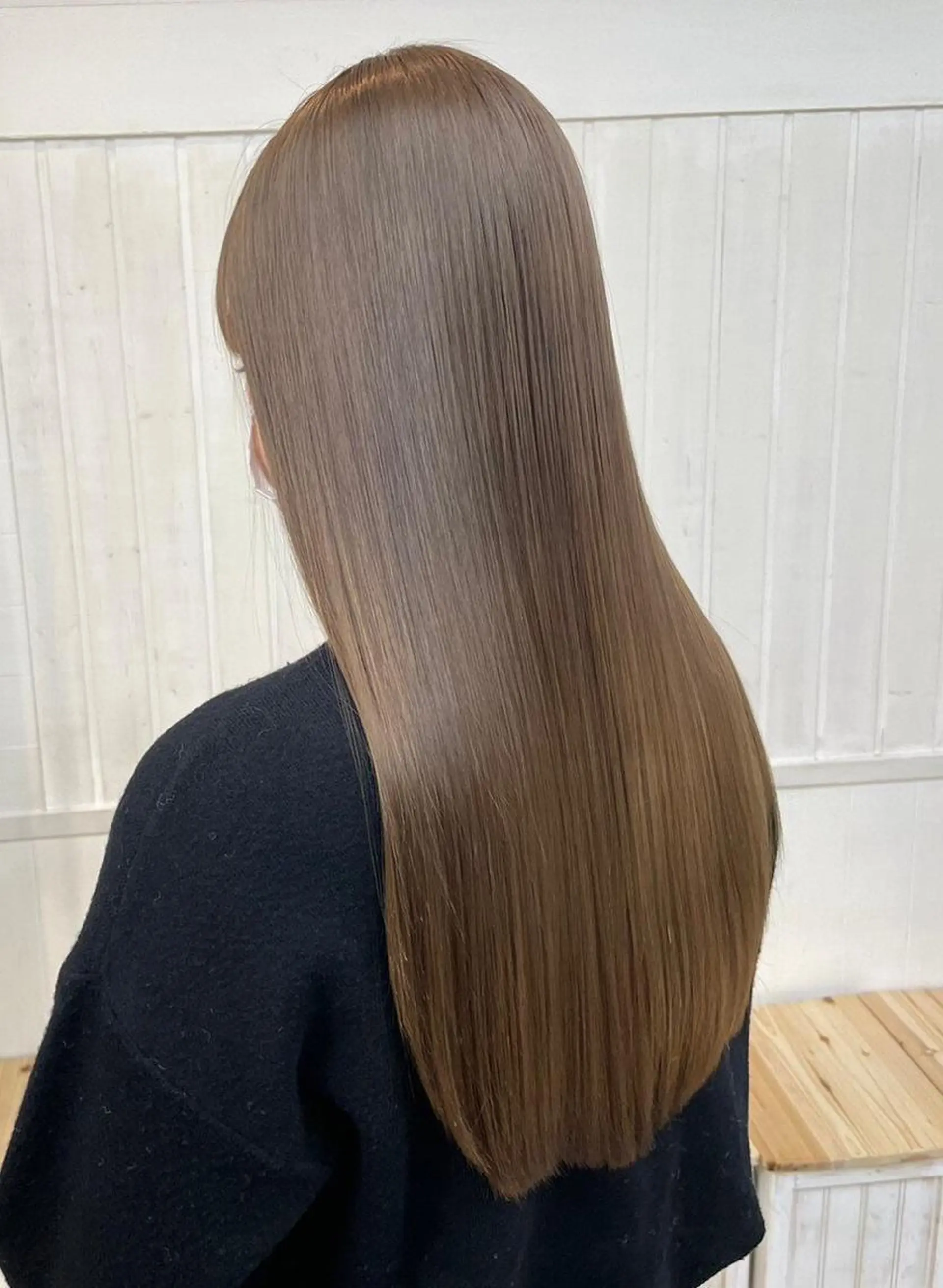 ロング カット ヘアカラー トリートメント ROW 札幌のヘアスタイル