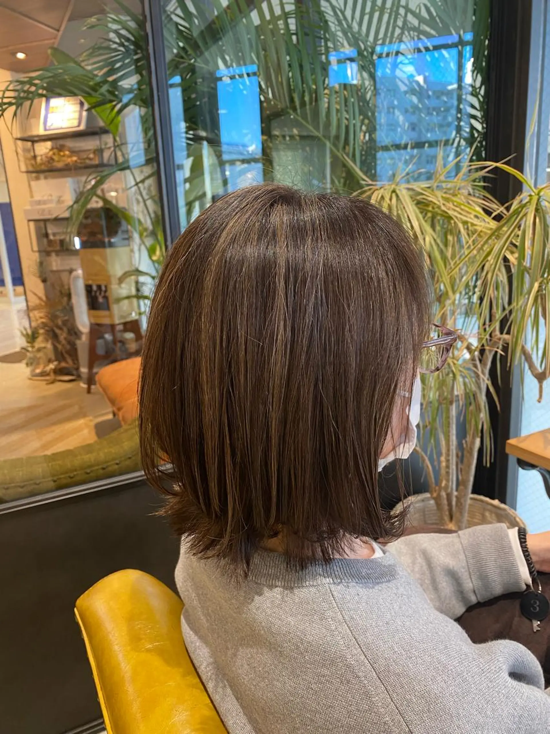 ミディアム カラー ハイライトカラー ハイライト レイヤーカット 透明感カラー🌈 菊池 結衣のヘアスタイル