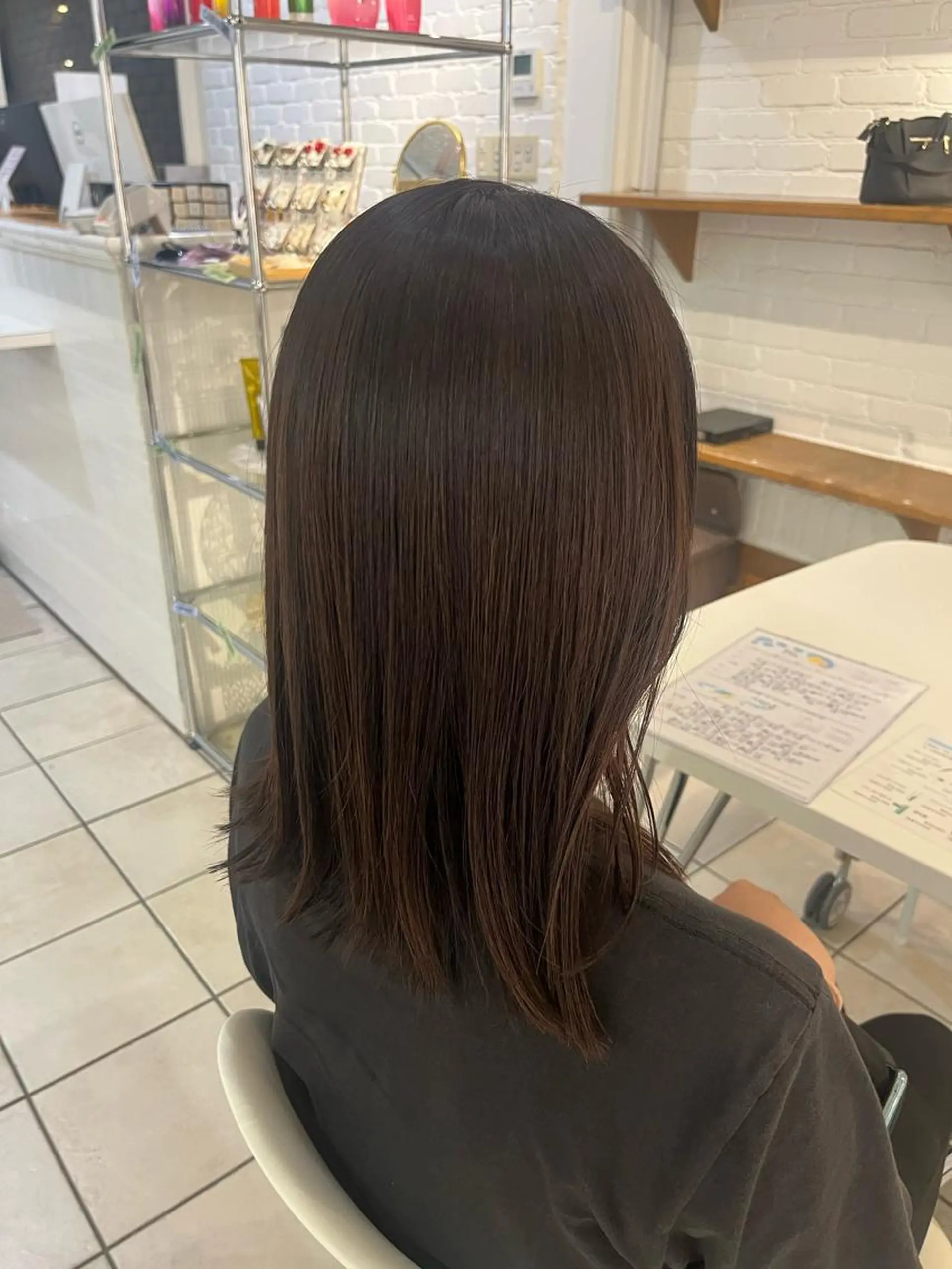 ミディアム カラー ブラウンカラー vancouncil春日井所属・山岡 春のヘアスタイル