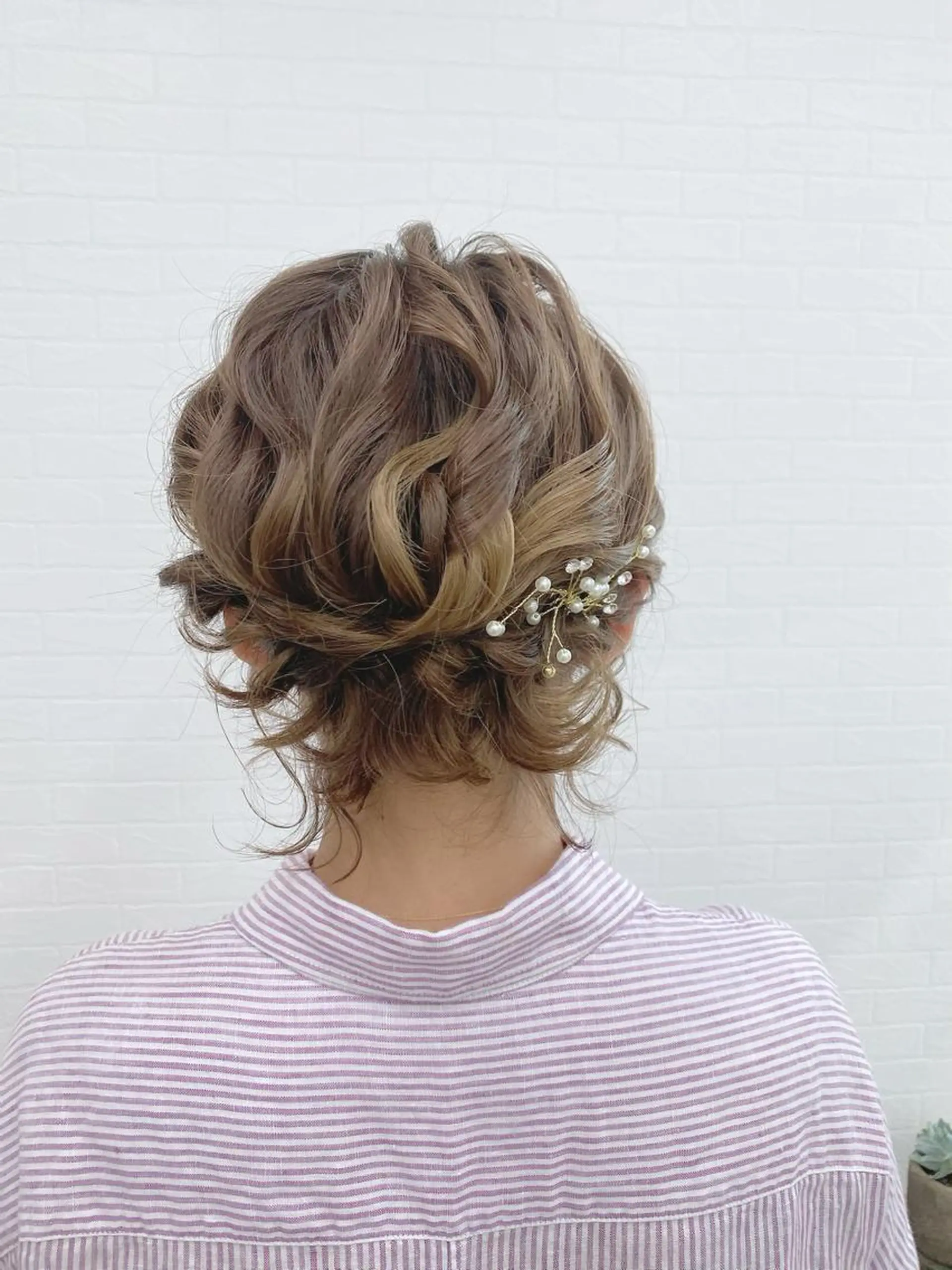 ミディアム ボブ ヘアセット GRANLUSSO 〜グランルッソ駅前店所属・木口 嘉美のヘアスタイル