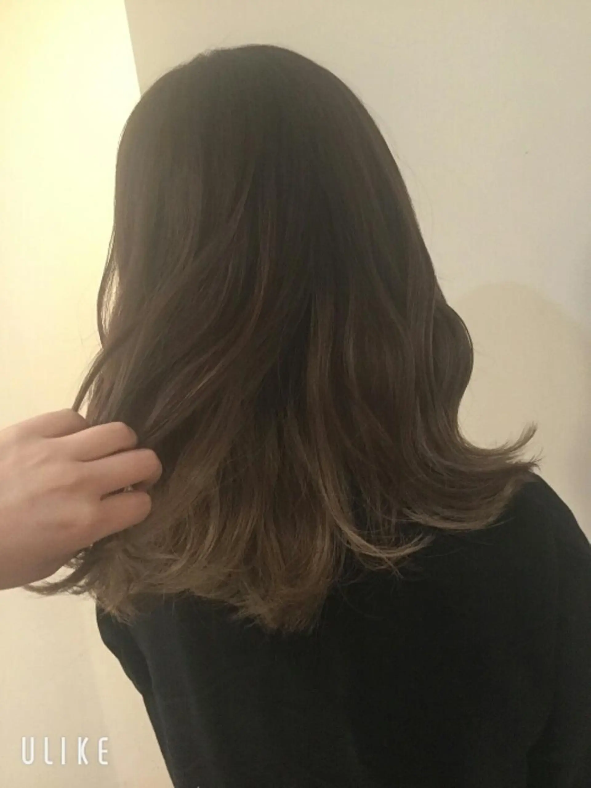 ミディアム パーマ 田辺 侑未のヘアスタイル