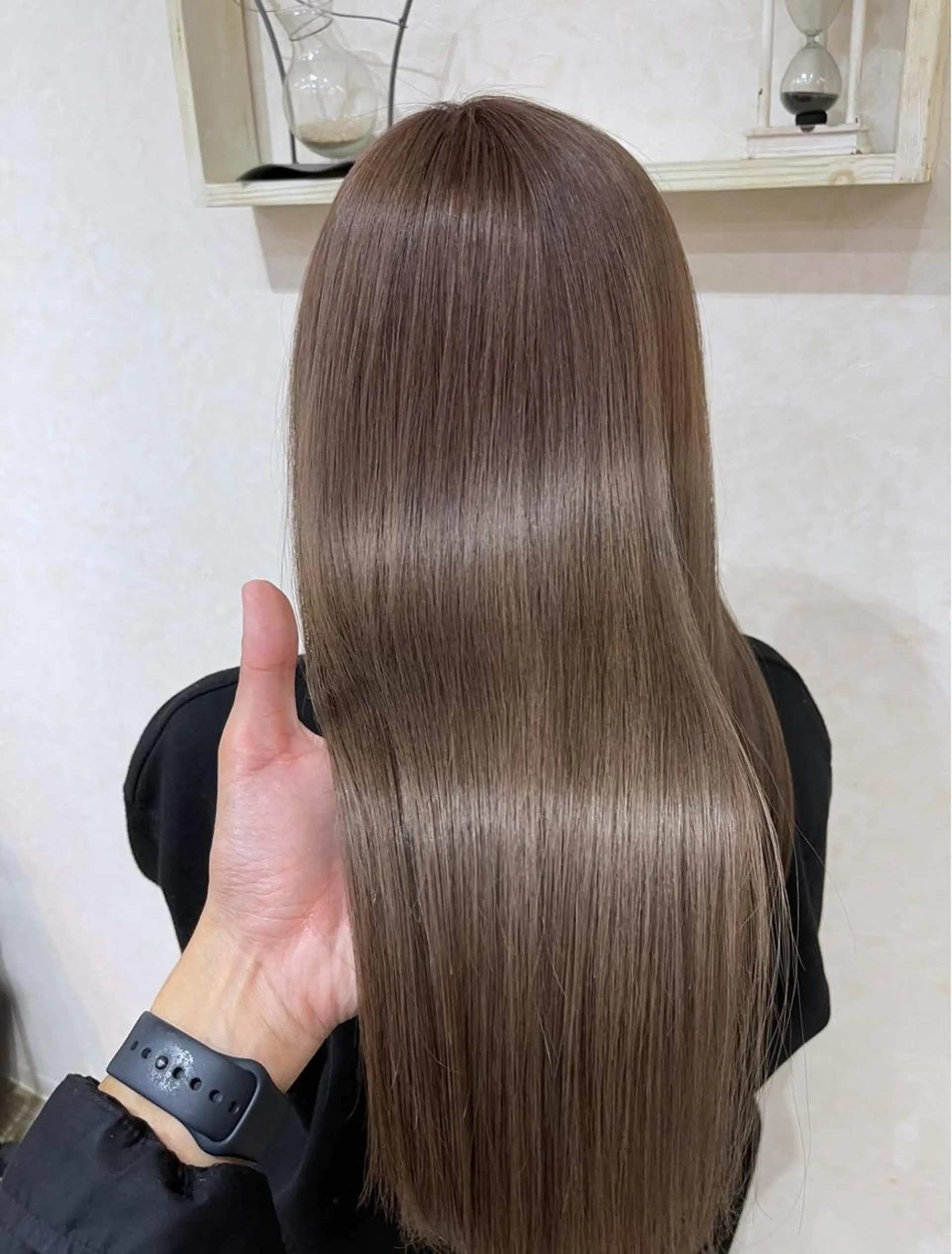 ミディアム カラー 巻ける縮毛矯正✨ 木下晴一朗✨のヘアスタイル