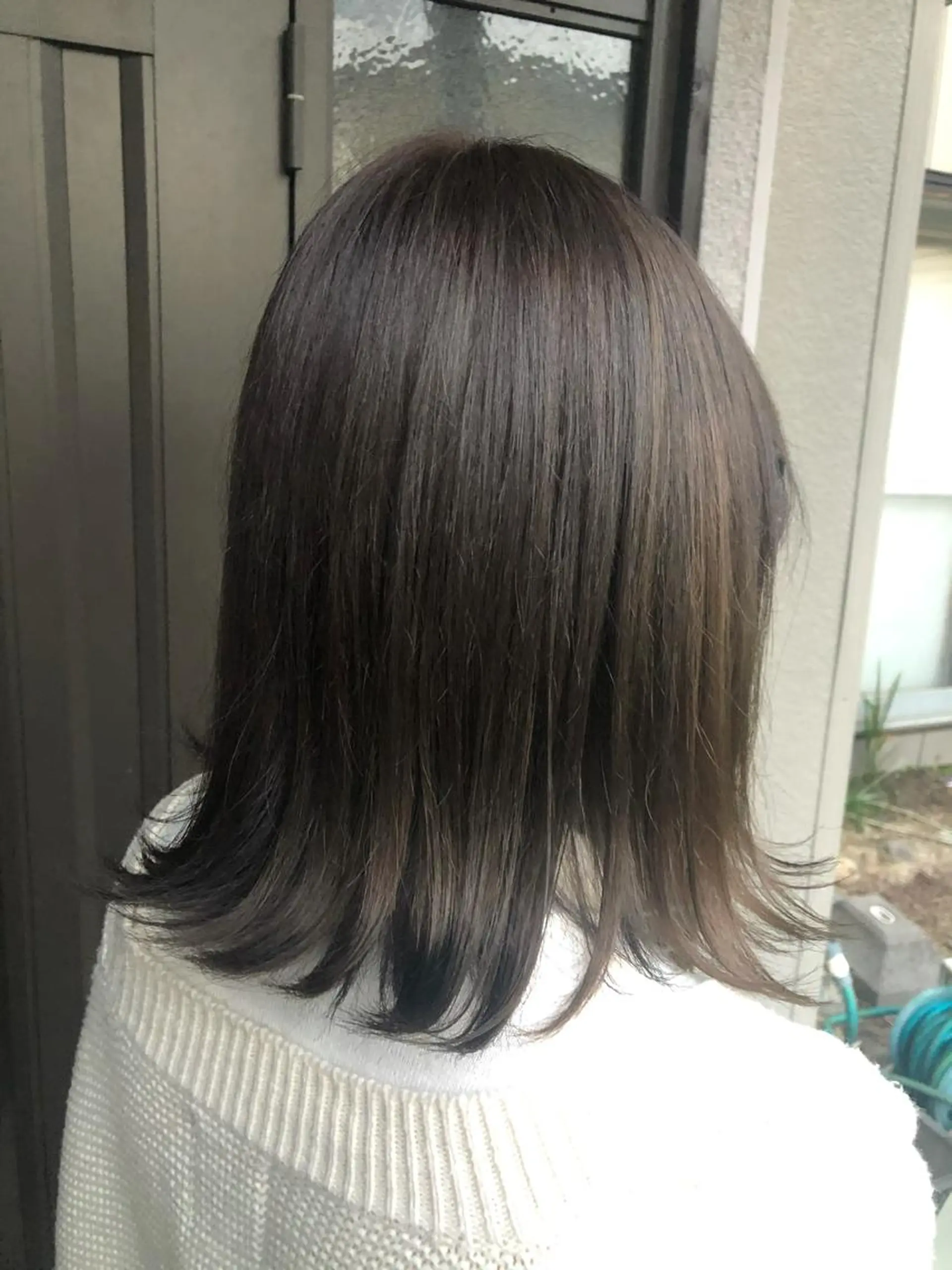 ミディアム 外ハネヘア 髪質改善 個室美容室 calm 新田 美容院【カルム】所属・【カルム】 スズキのヘアスタイル