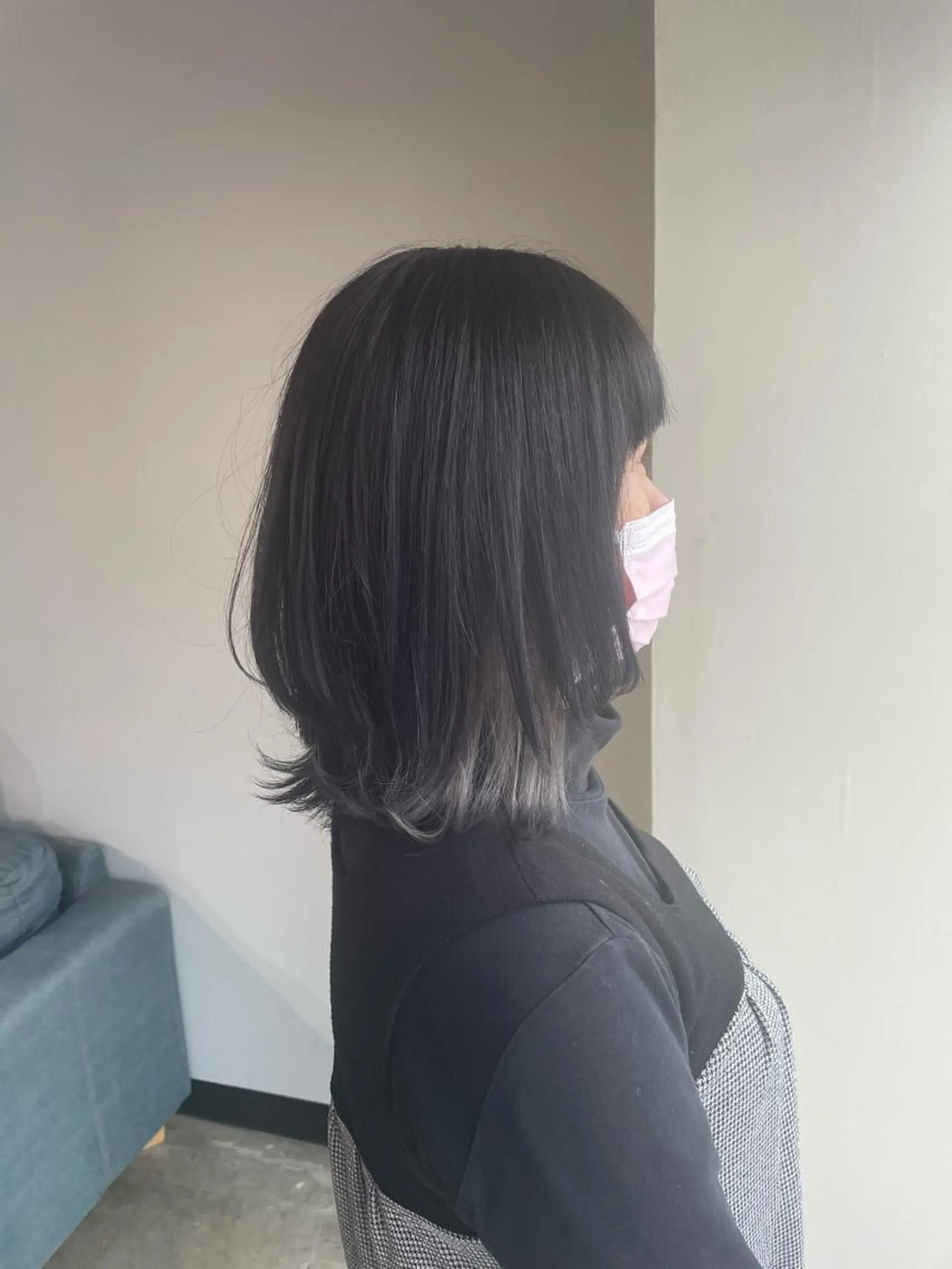 カラー La fith hair ray 札幌店所属・顔まわり/W カラー/リョウのヘアスタイル