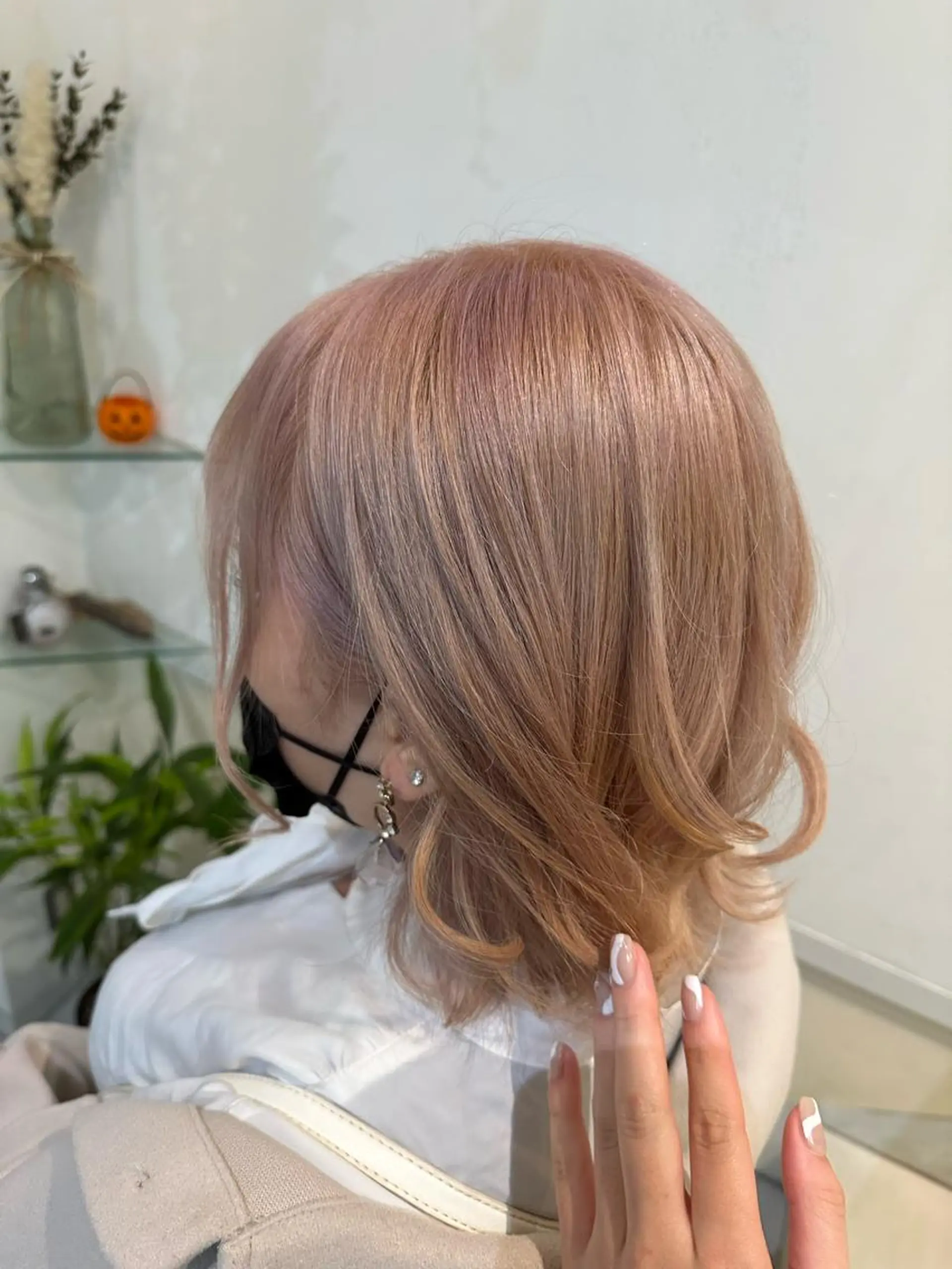 ミディアム 透けるbrown カラー🎗♡yukaのヘアスタイル