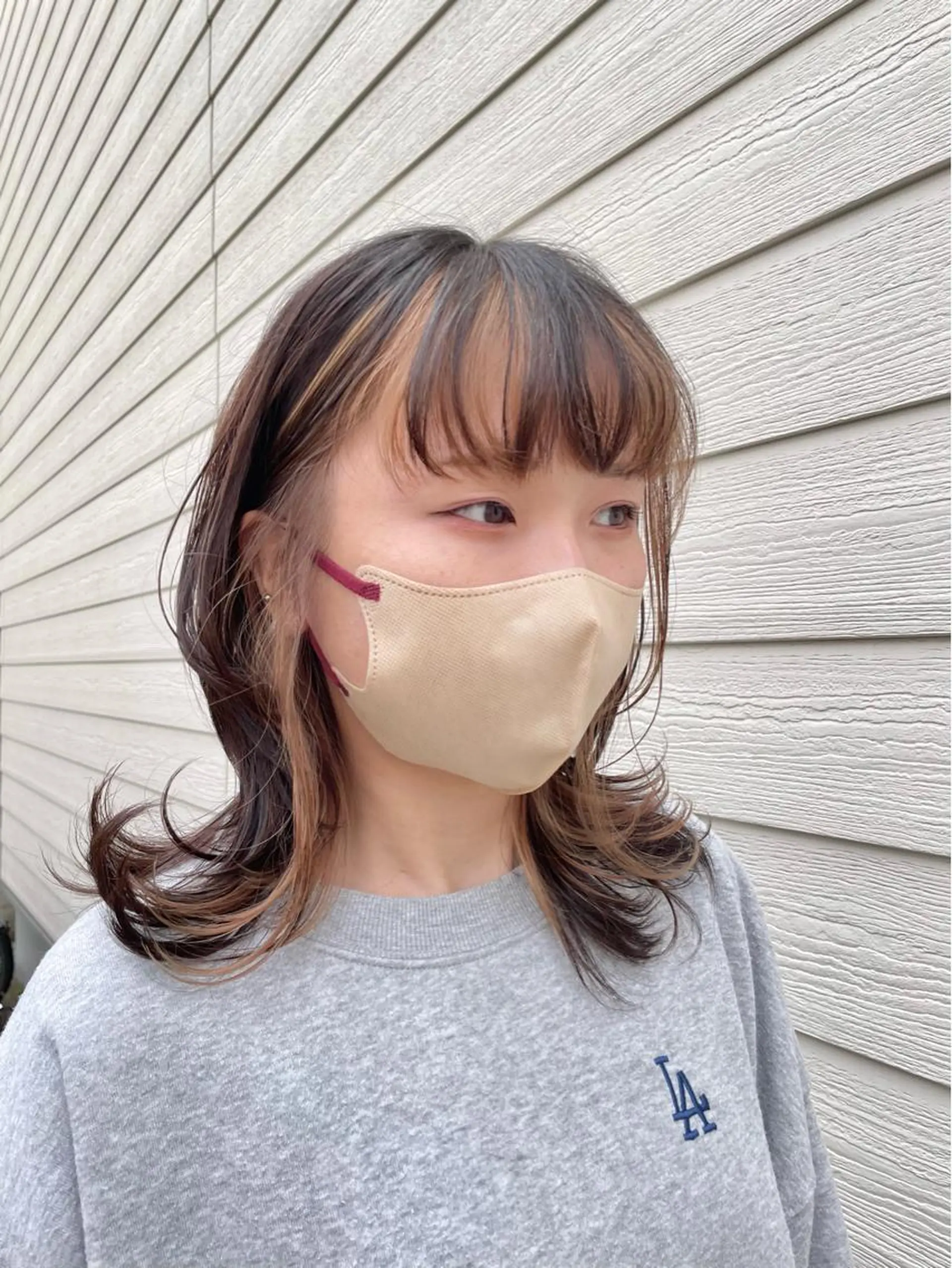 セミロング カラー ブリーチ ヘアカラー トリートメント RUBEUS【ルベウス】所属・✨艶々カラー🎨 杉本賢人のヘアスタイル