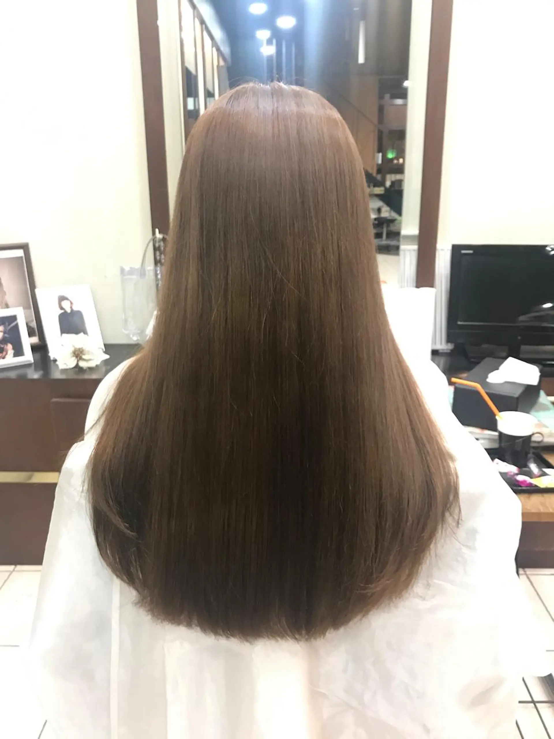 ロング カラー トリートメント Zina天王寺 CHIAKIのヘアスタイル