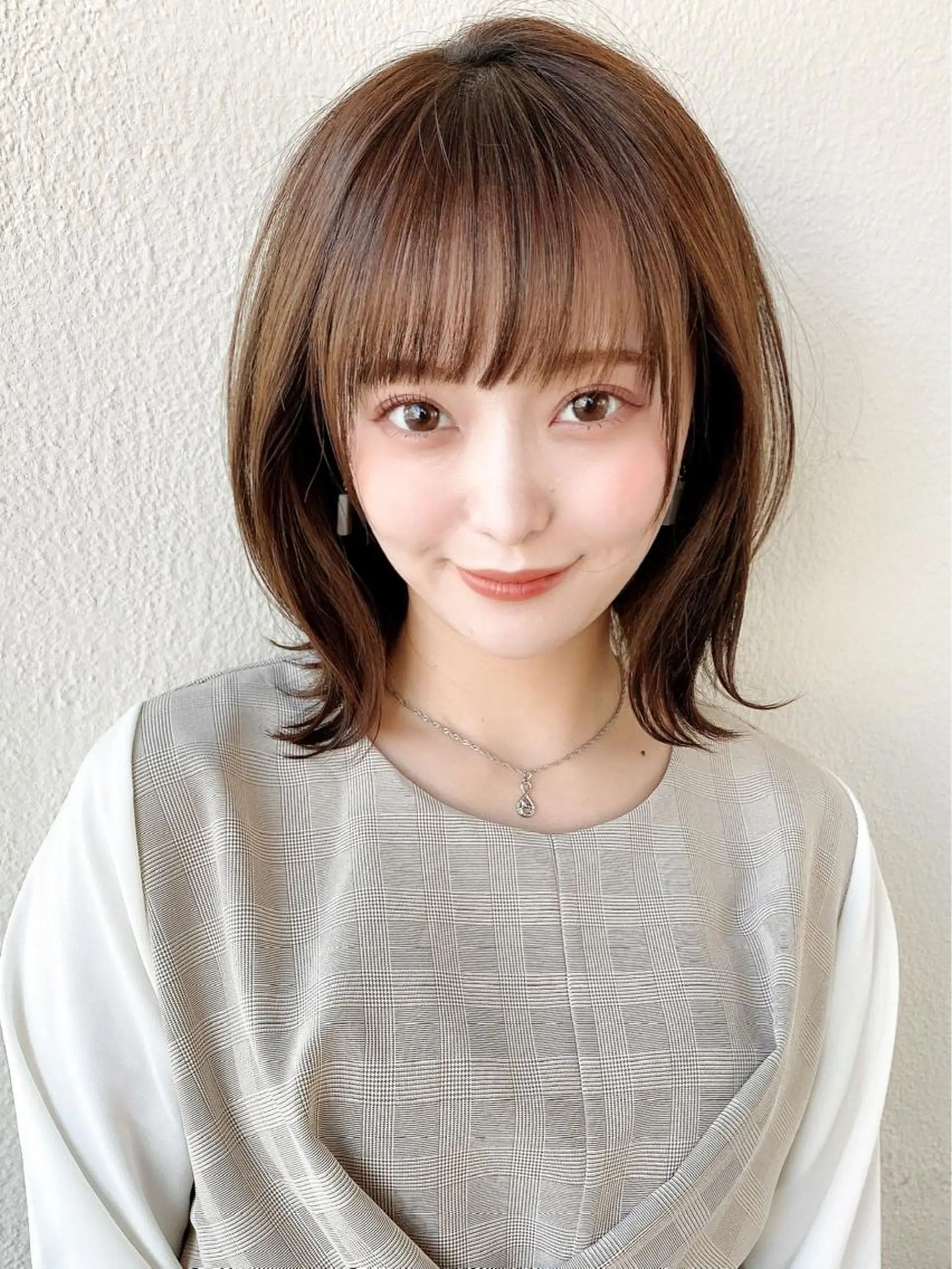 ミディアム カット ヘアカラー トリートメント 井上晃輔/ショート /ボブ/ミディアムのヘアスタイル