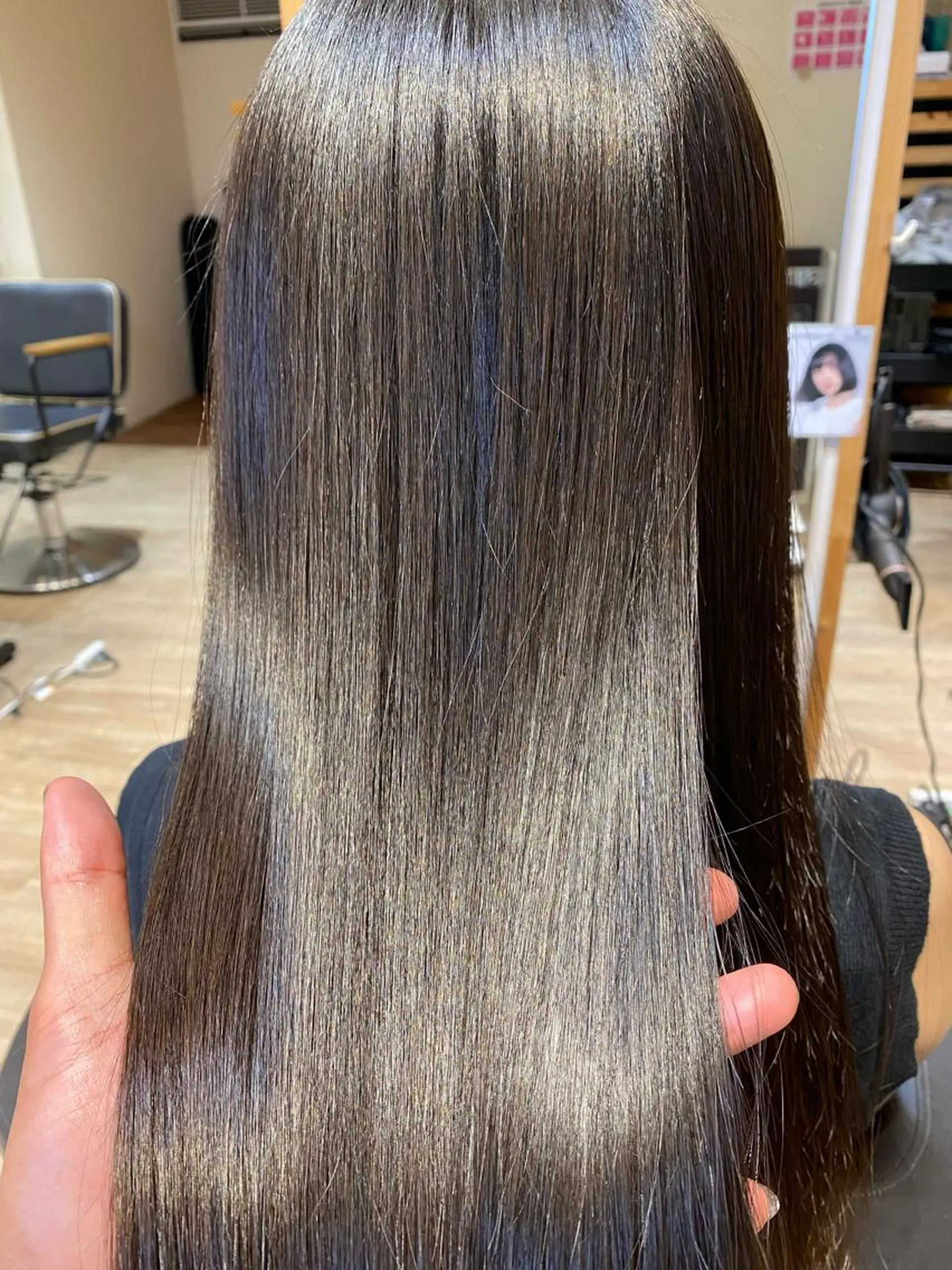 ロング パーマ カット 縮毛矯正 関口 友行のヘアスタイル