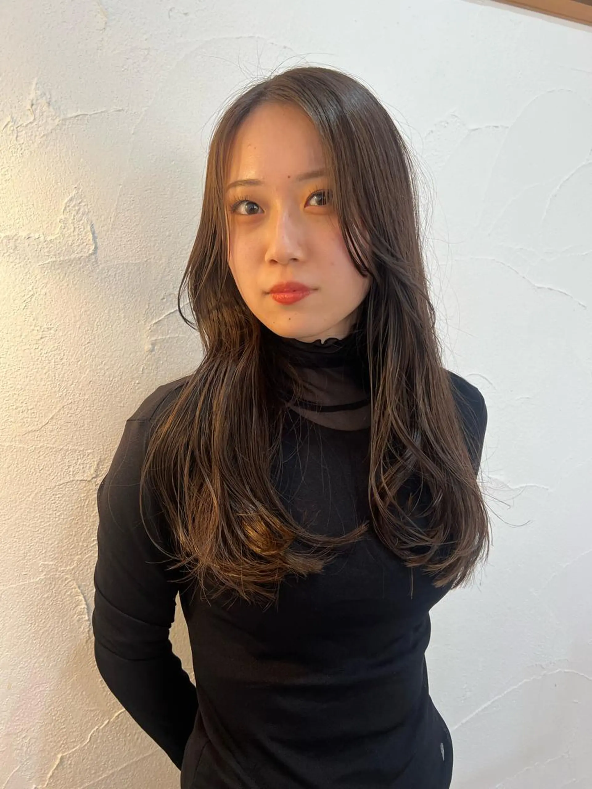 ロング カラー 顔周りカット/透明感 カラー✂️MEIのヘアスタイル