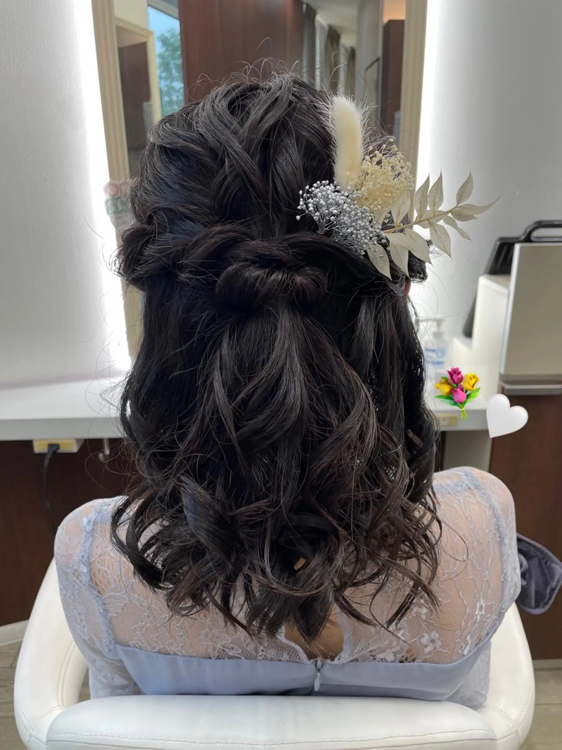 ミディアム ヘアアレンジ 結婚式・ブライダル 豊田 智美のヘアスタイル