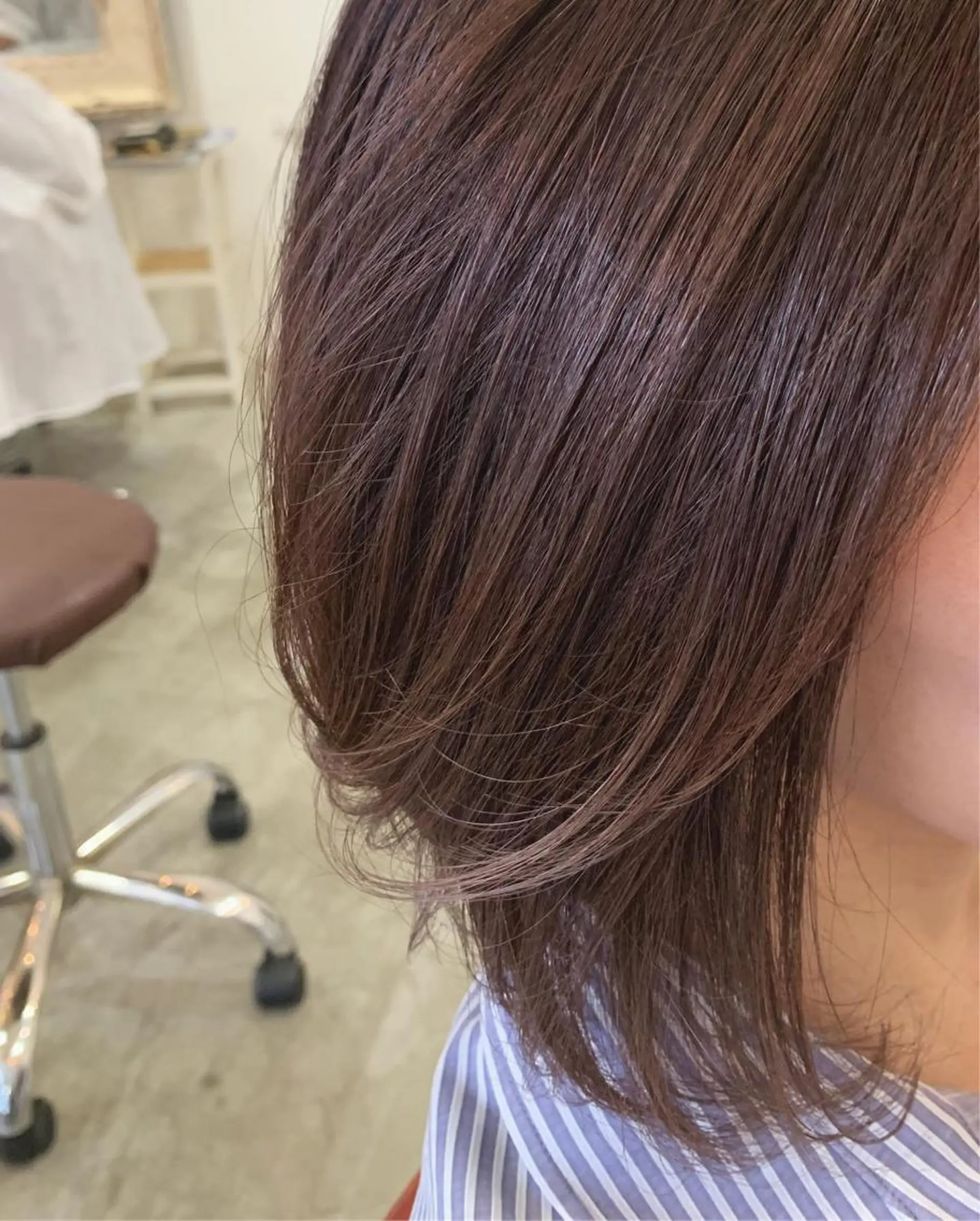 ミディアム カラー カット ヘアカラー fio マナミのヘアスタイル