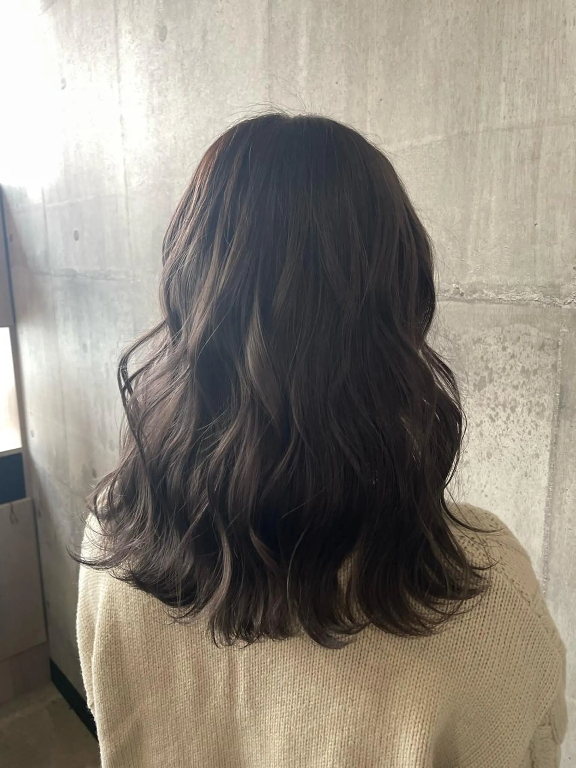 ミディアム カラー グレージュ Hair Labo ASH所属・Hair Labo ASH  あみん♡のヘアスタイル