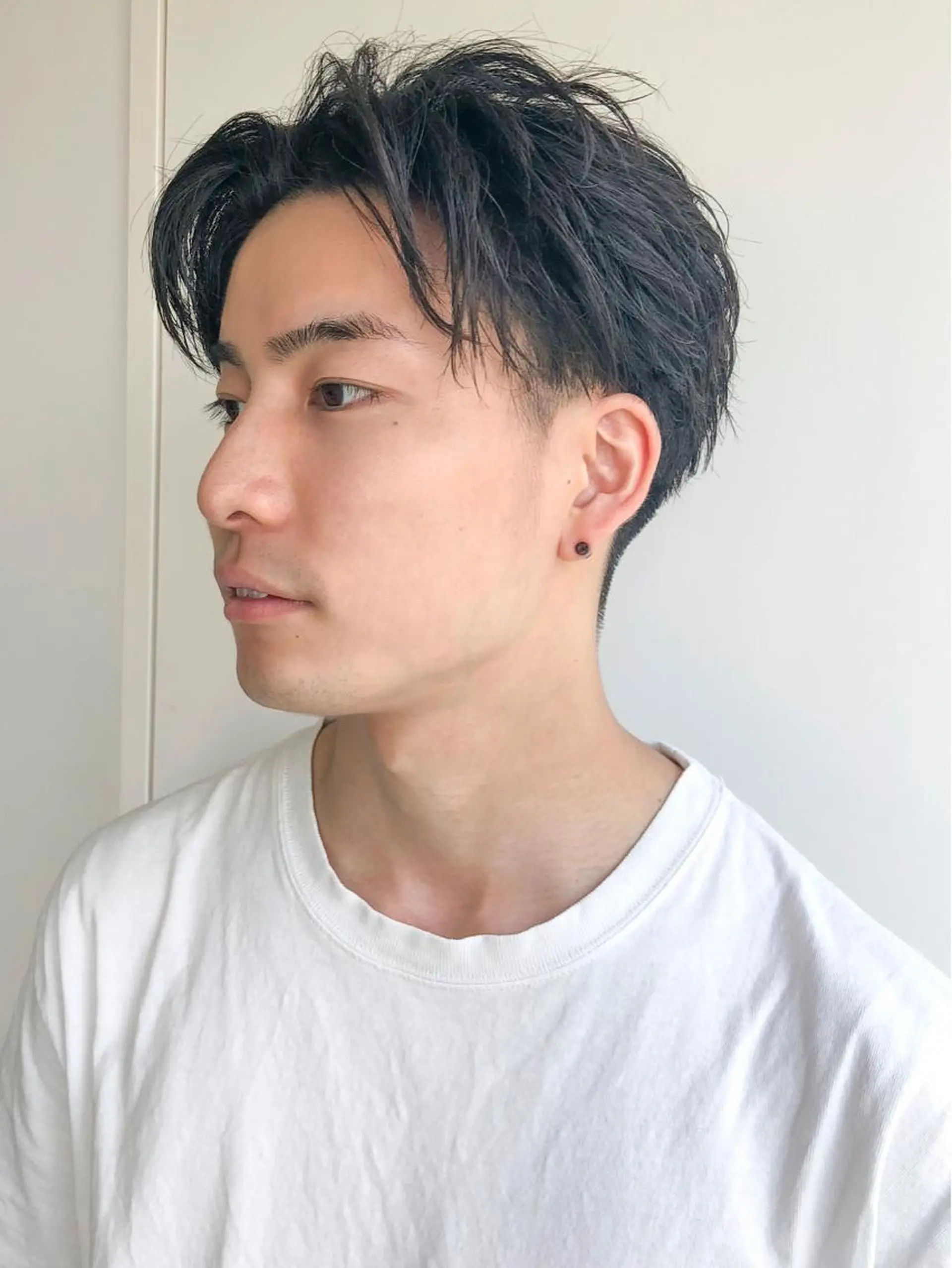 メンズ センターパート カット 渋谷メンズカット/ 工藤靖也のヘアスタイル