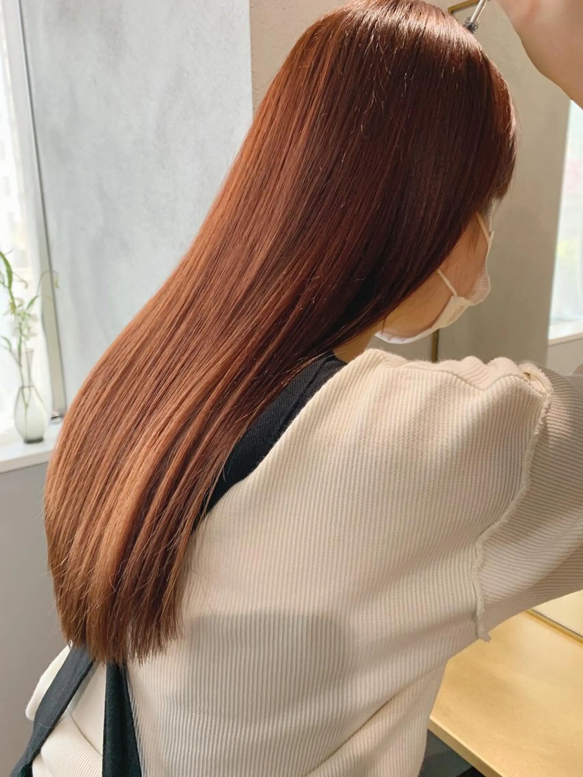 ロング カラー ボブパーマコテ巻き風 パーマNo1深江秀平のヘアスタイル