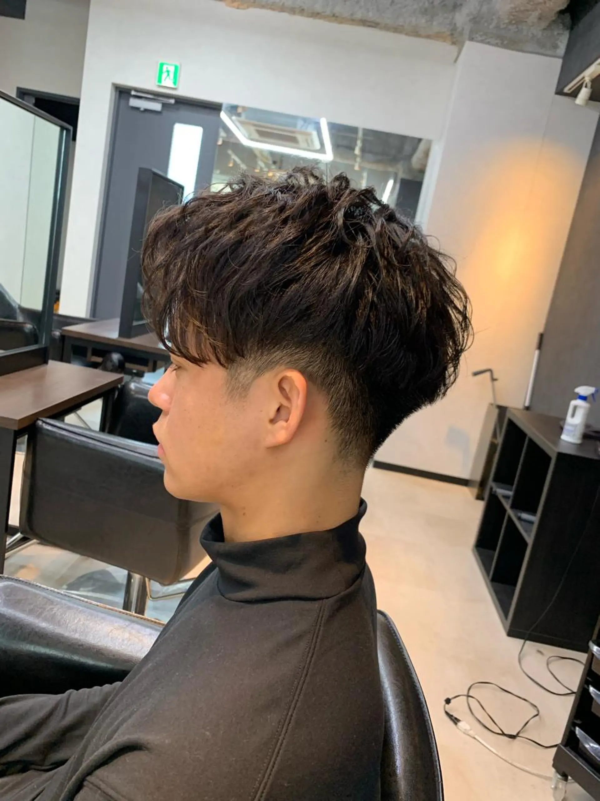 メンズ カット パーマ 毛流れが作れる 縮毛矯正/渡部純生のヘアスタイル