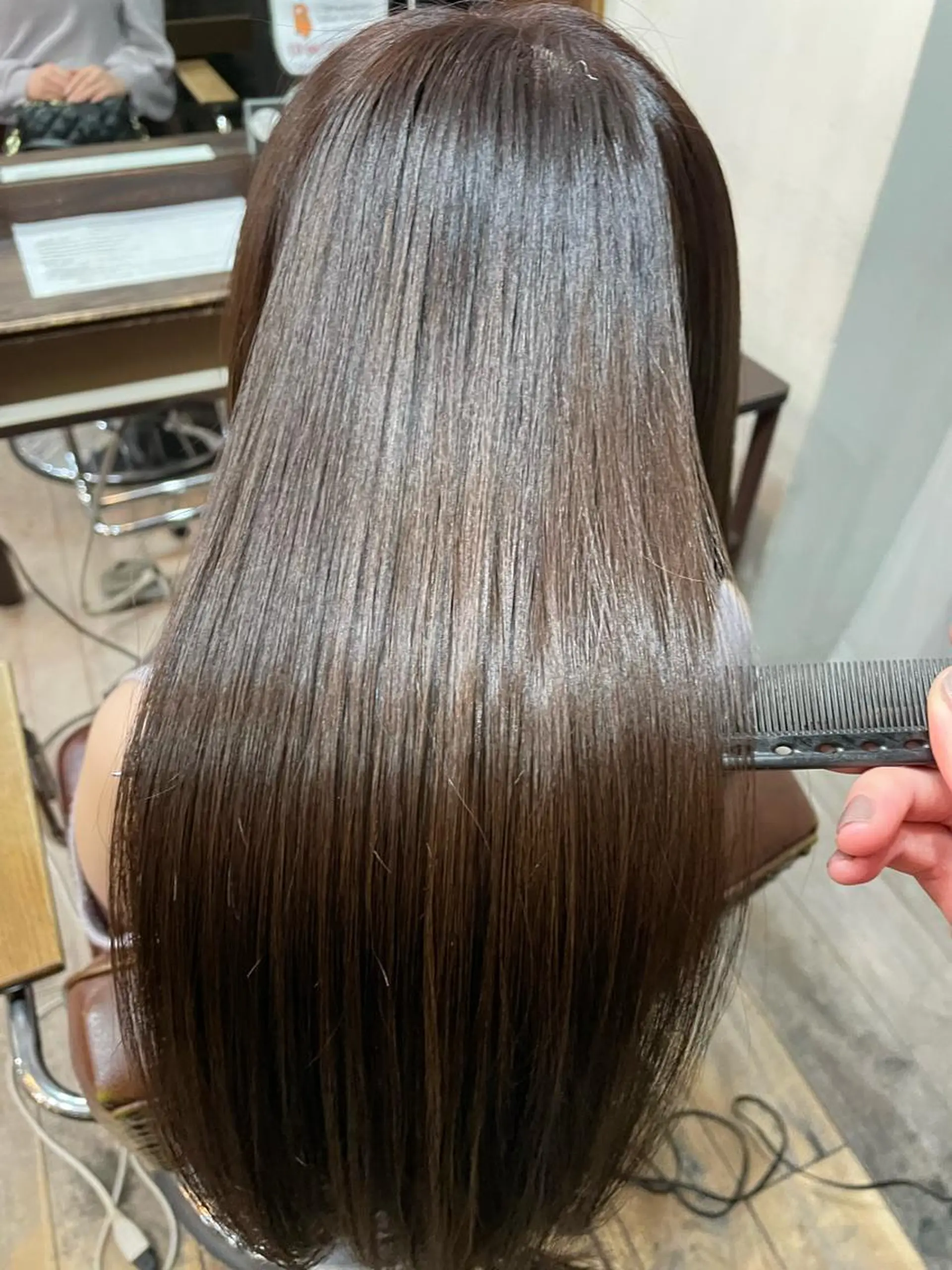 ロング カラー 髪質改善 髪質改善☁️ ユイのヘアスタイル