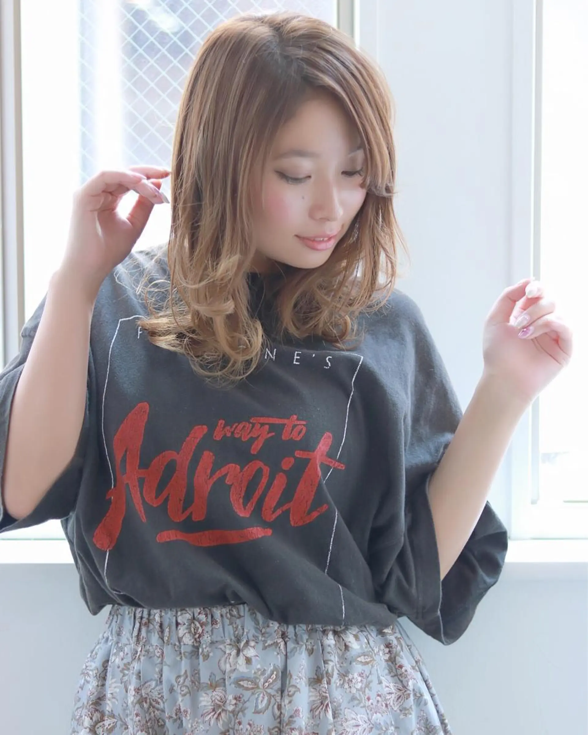 ミディアム パーマ レイヤーカット Tukka所属・柳澤 興輝のヘアスタイル