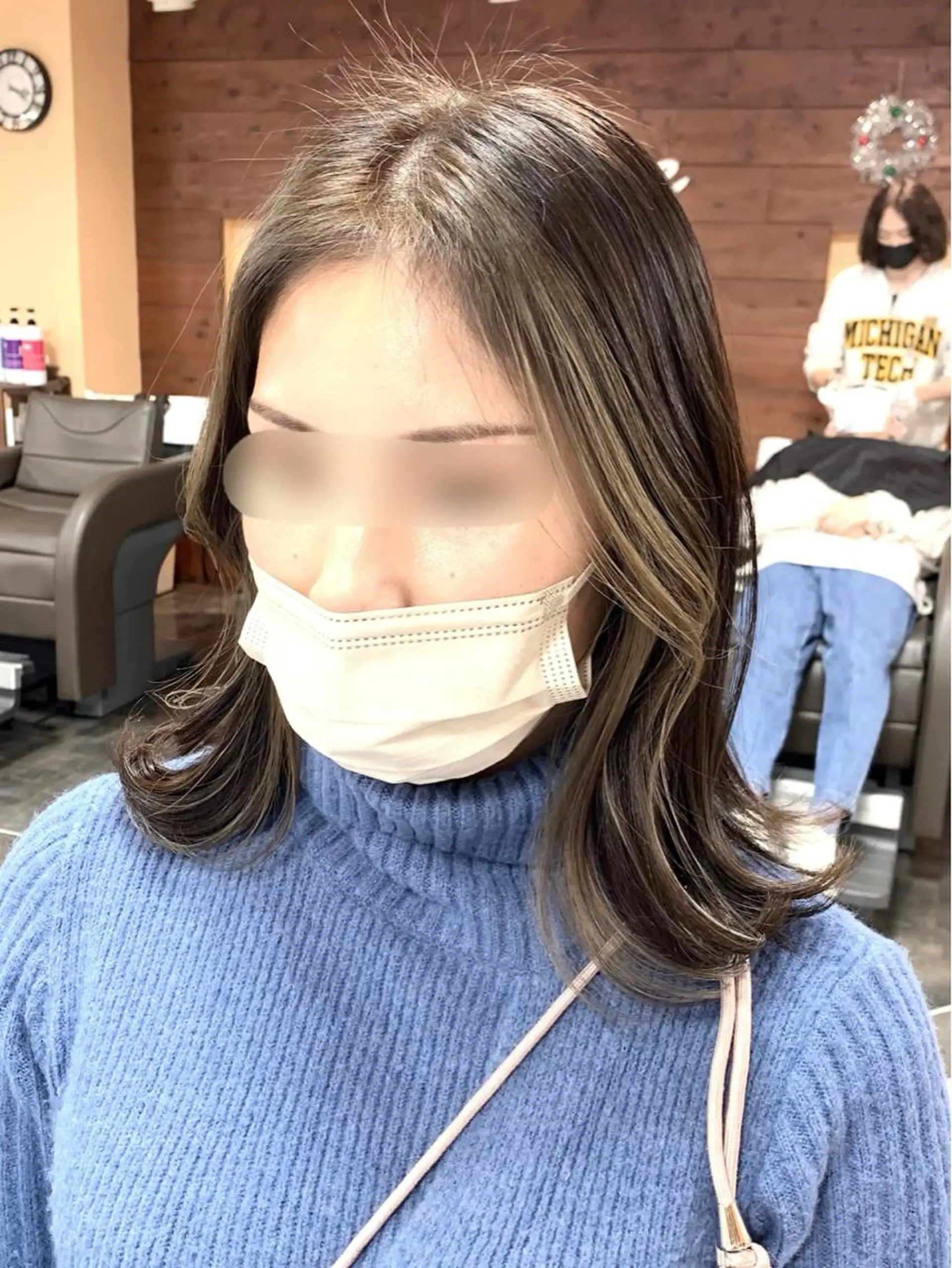 ミディアム ヘアカラー 🫧艶髪カラー🫧 森本くるみのヘアスタイル