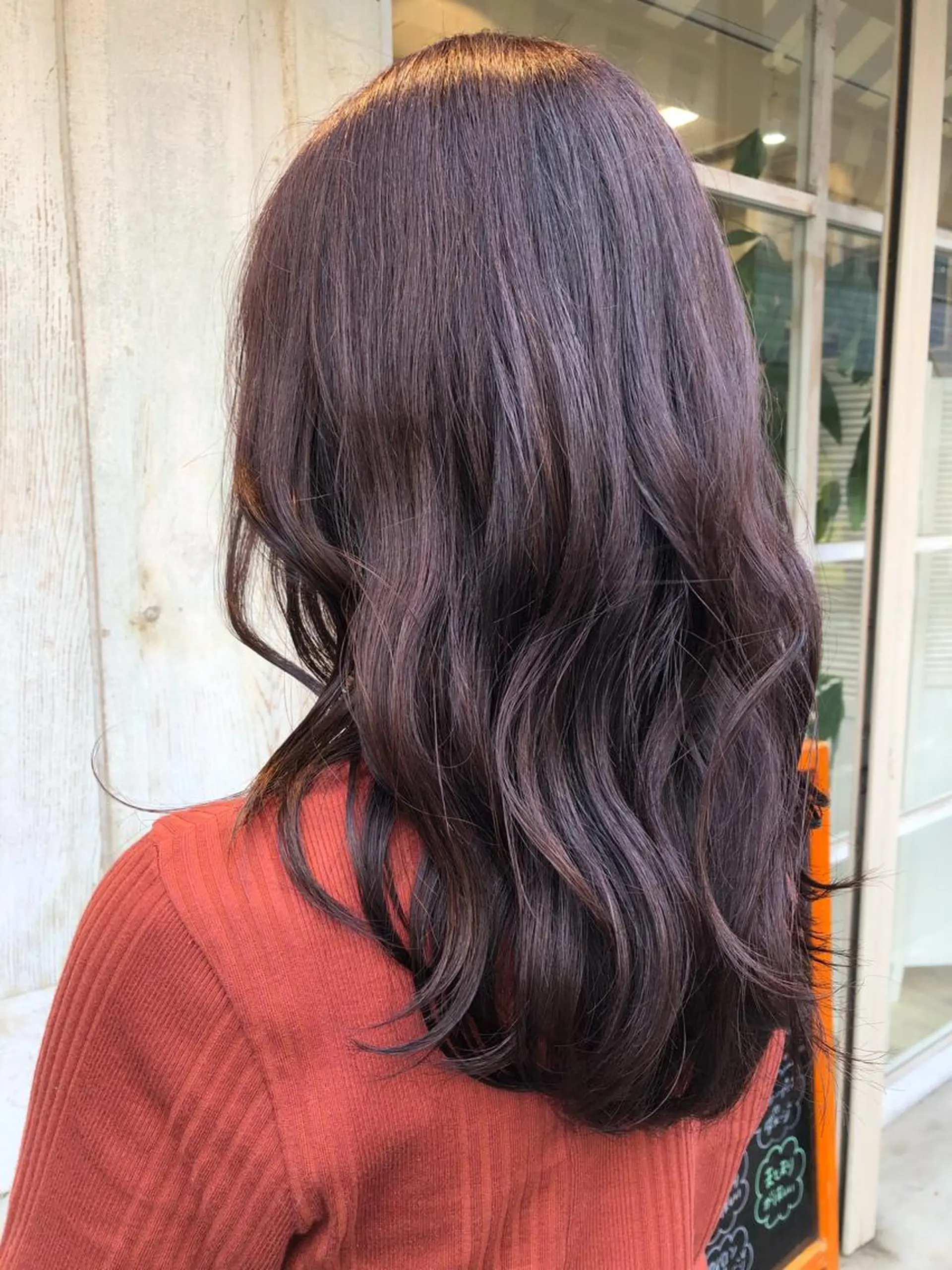 ロング パープルカラー アンサイ 成増のヘアスタイル