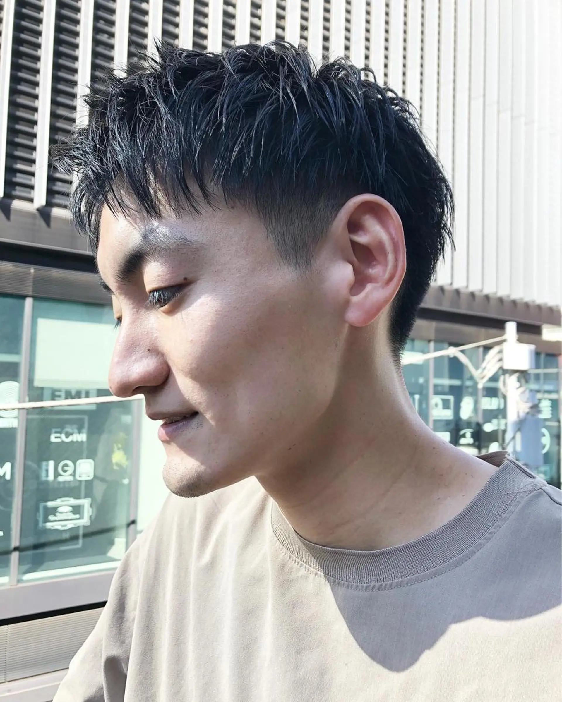 ヘアアレンジ メンズ マッシュ カット トリートメント ヘアセット ainico+所属・メンズ特化✂️栗原 侑也のヘアスタイル