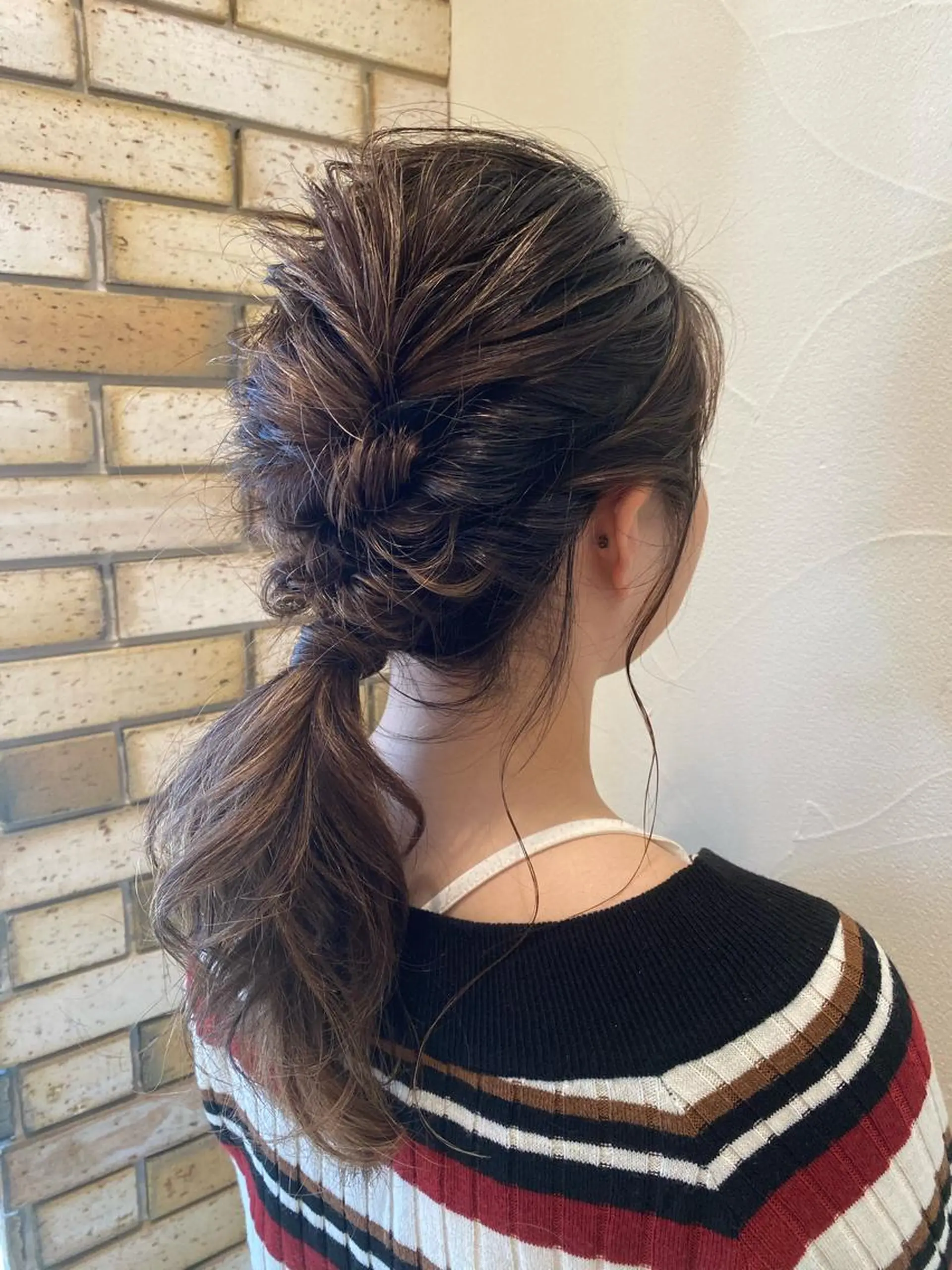 ヘアアレンジ 透明感カラー・ 髪質改善🩵イケダのヘアスタイル