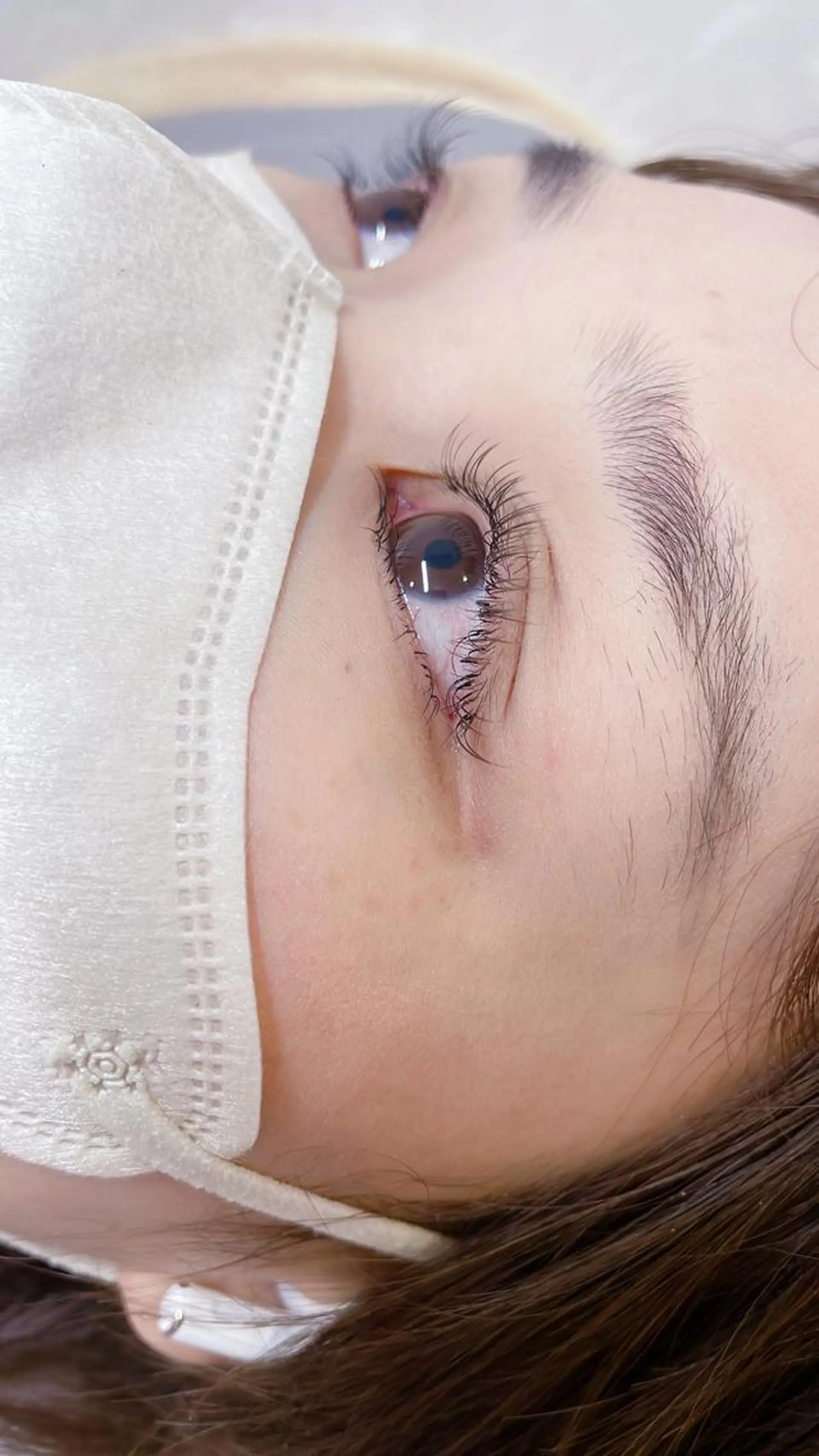 マツエク・マツパ カラーマツエク フラットラッシュ 下まつげエクステ Arana salonのマツエク・マツパデザイン