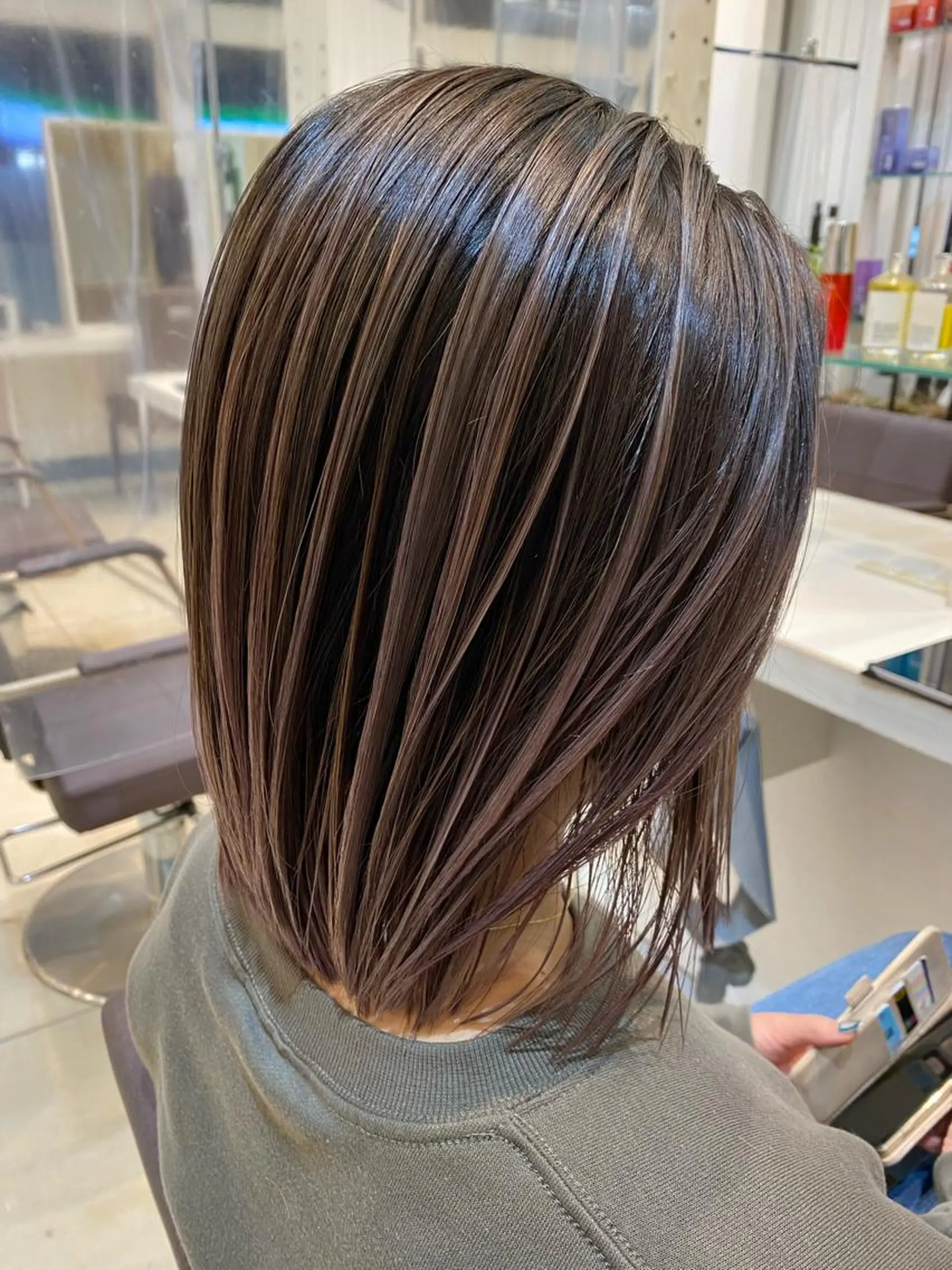 ミディアム カラー はだゆうき @hadadan08のヘアスタイル