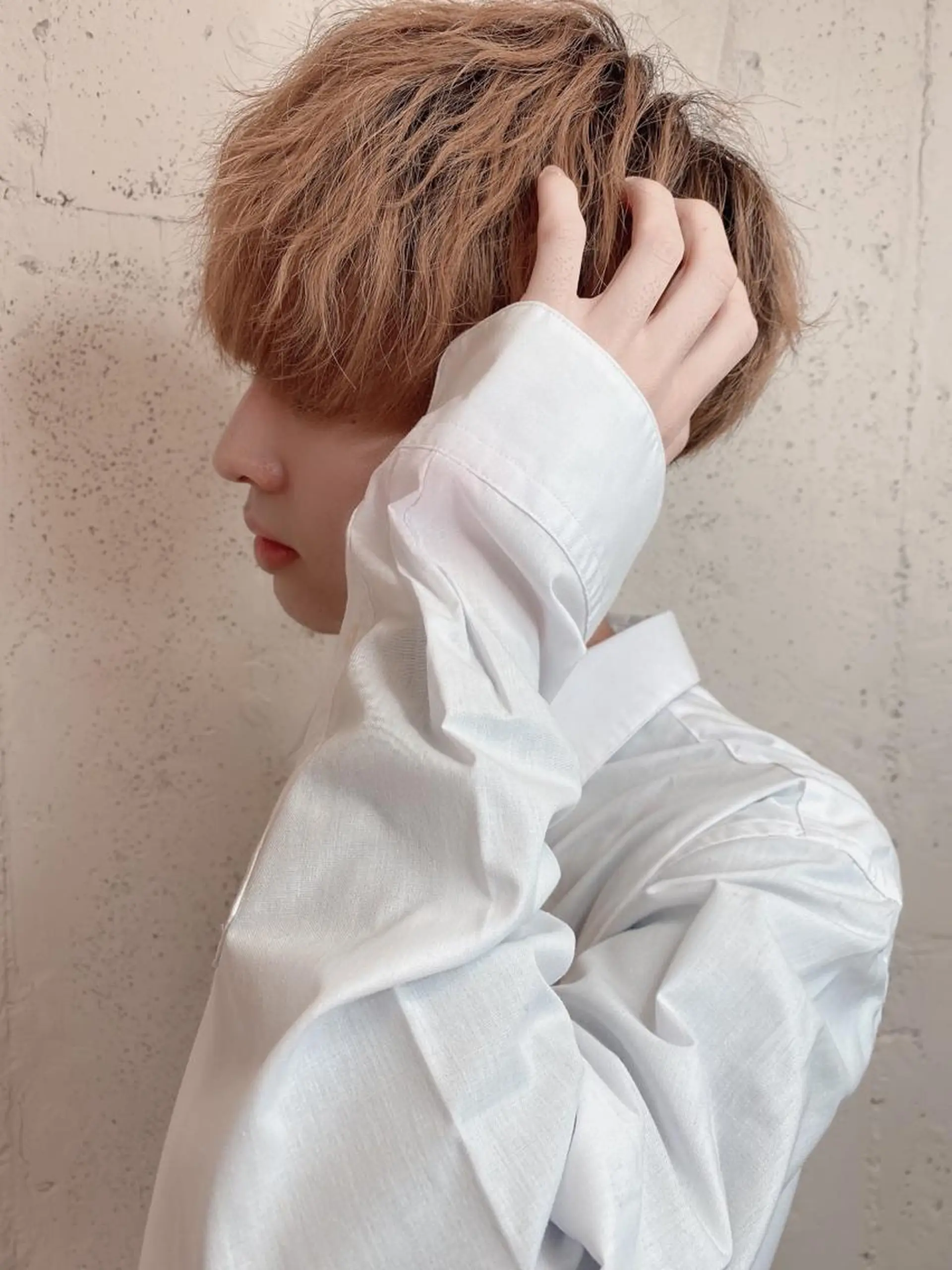 ショート カラー メンズ 静岡/草薙パーマ メンズバレイヤージュのヘアスタイル