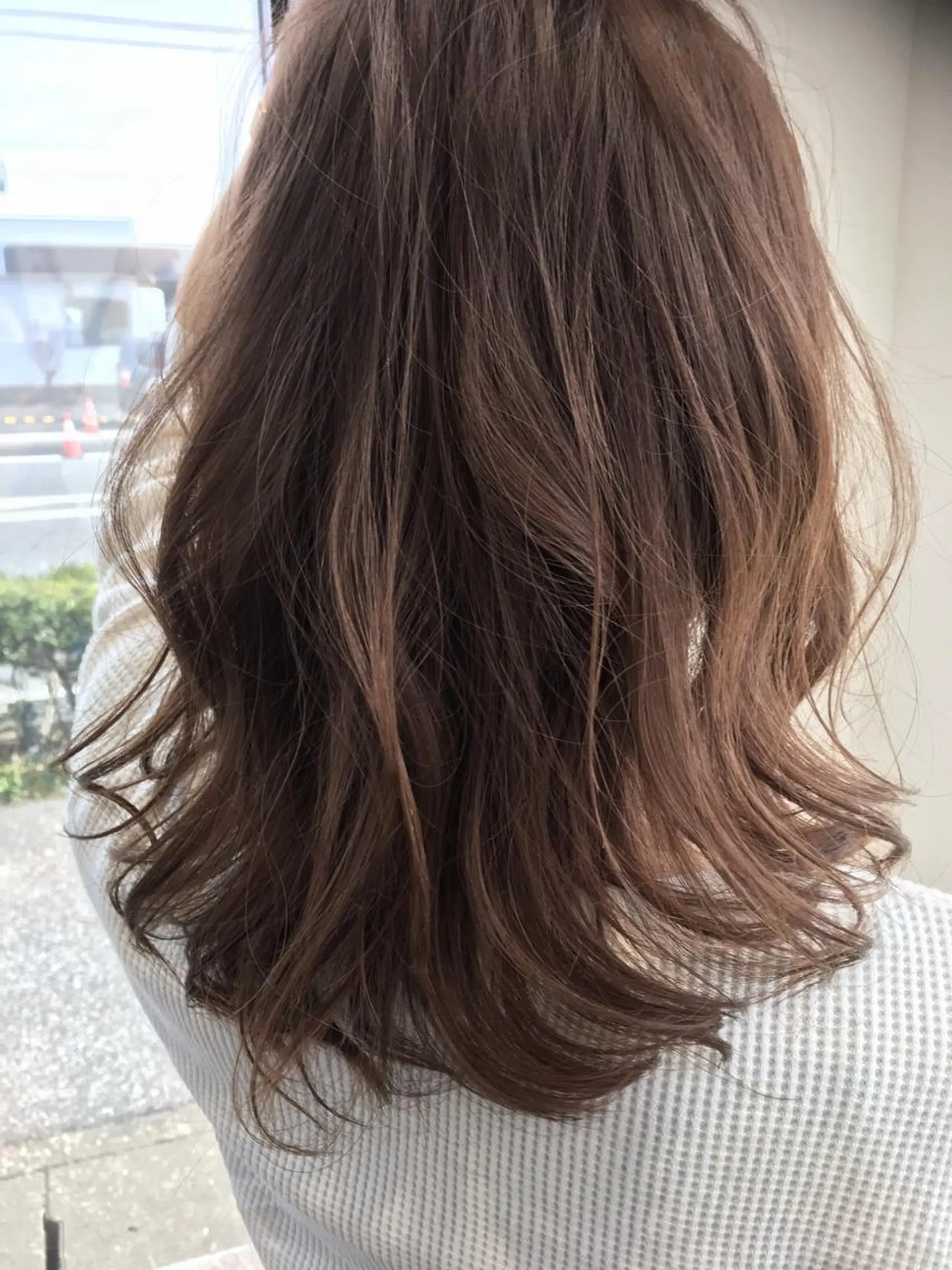 ミディアム カラー アッシュ ラベンダーカラー ラベンダーアッシュ シェアサロンR所属・川合 勇気のヘアスタイル