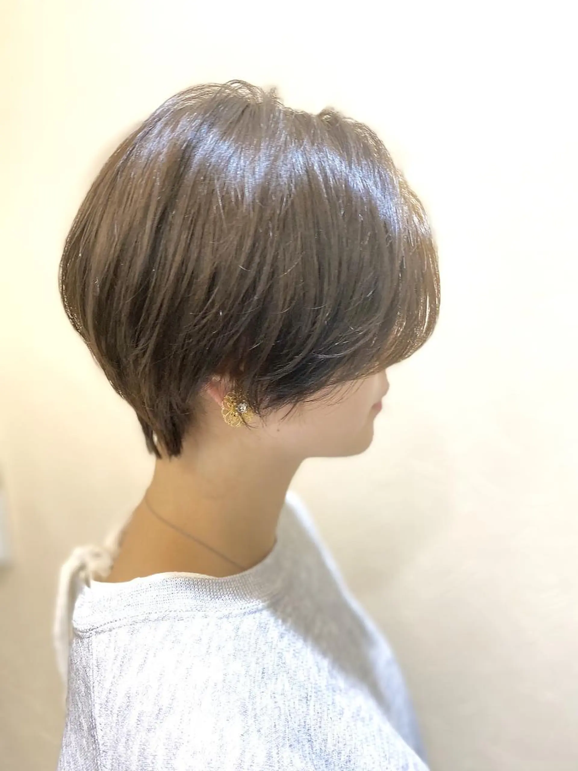 ショート 加藤 実穂のヘアスタイル