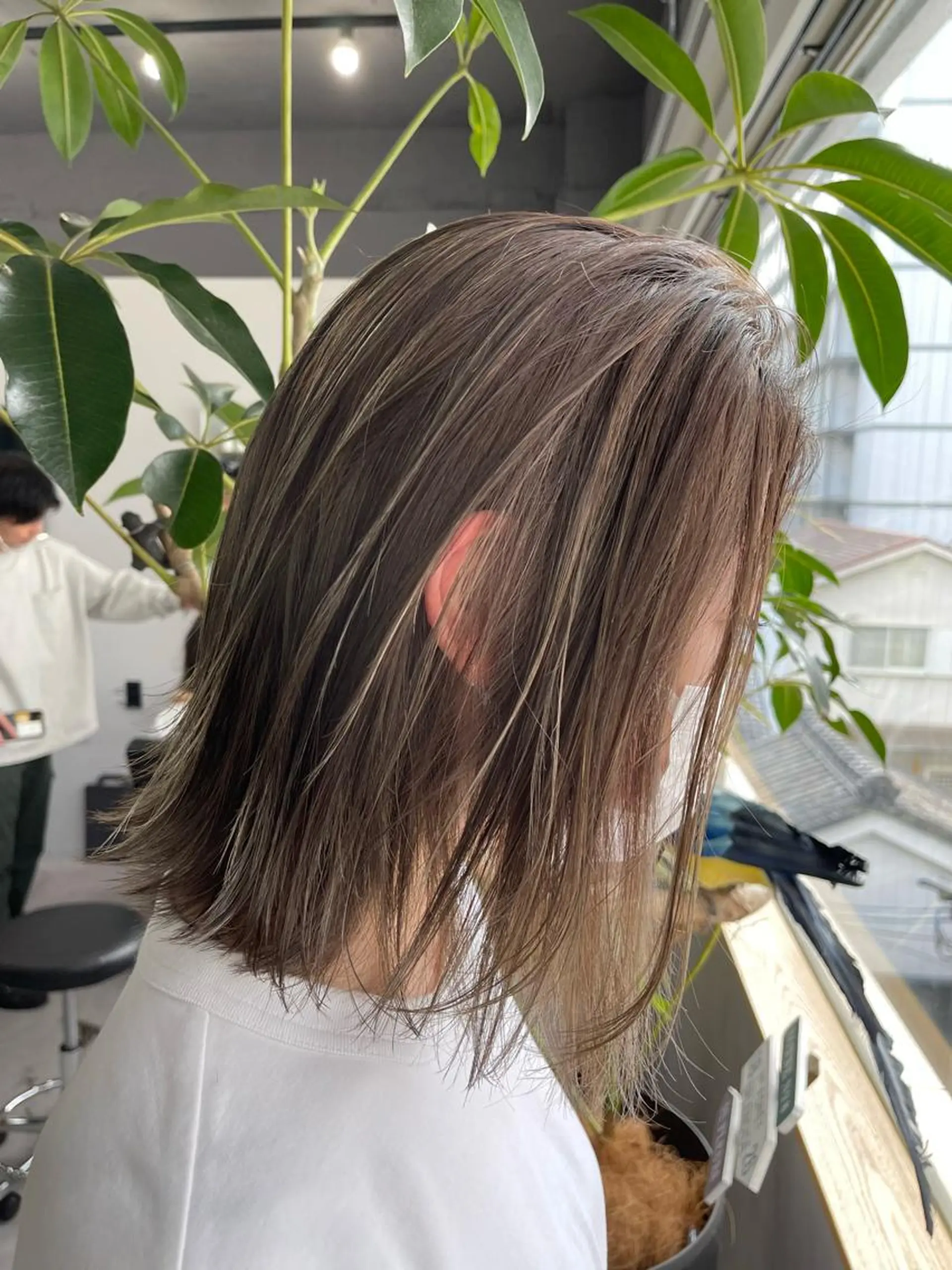 ミディアム カラー Reb_keiji 👑小倉圭司のヘアスタイル