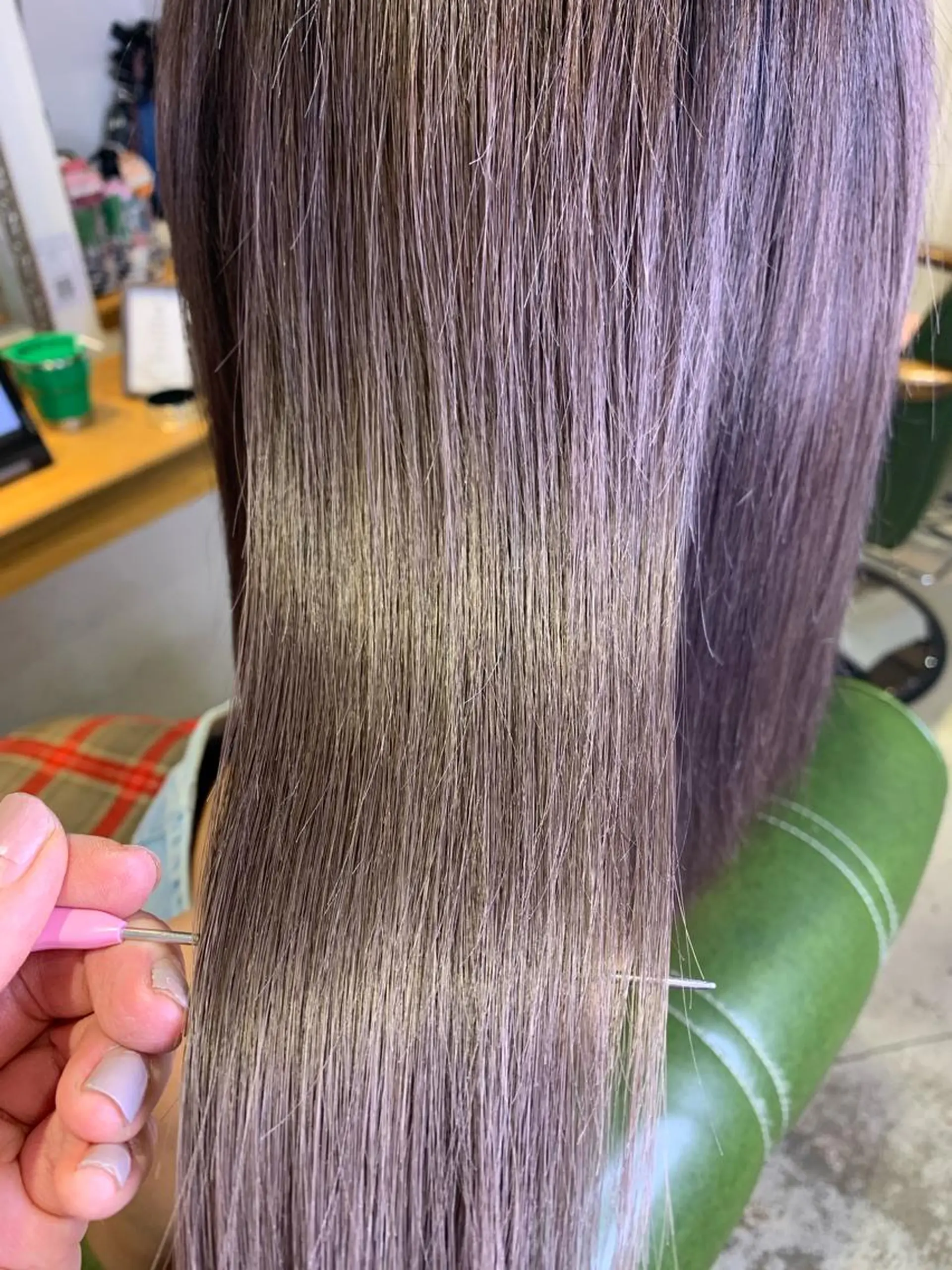 セミロング カラー 髪質改善/縮毛/新宿 🫧SUZUKA🫧のヘアスタイル