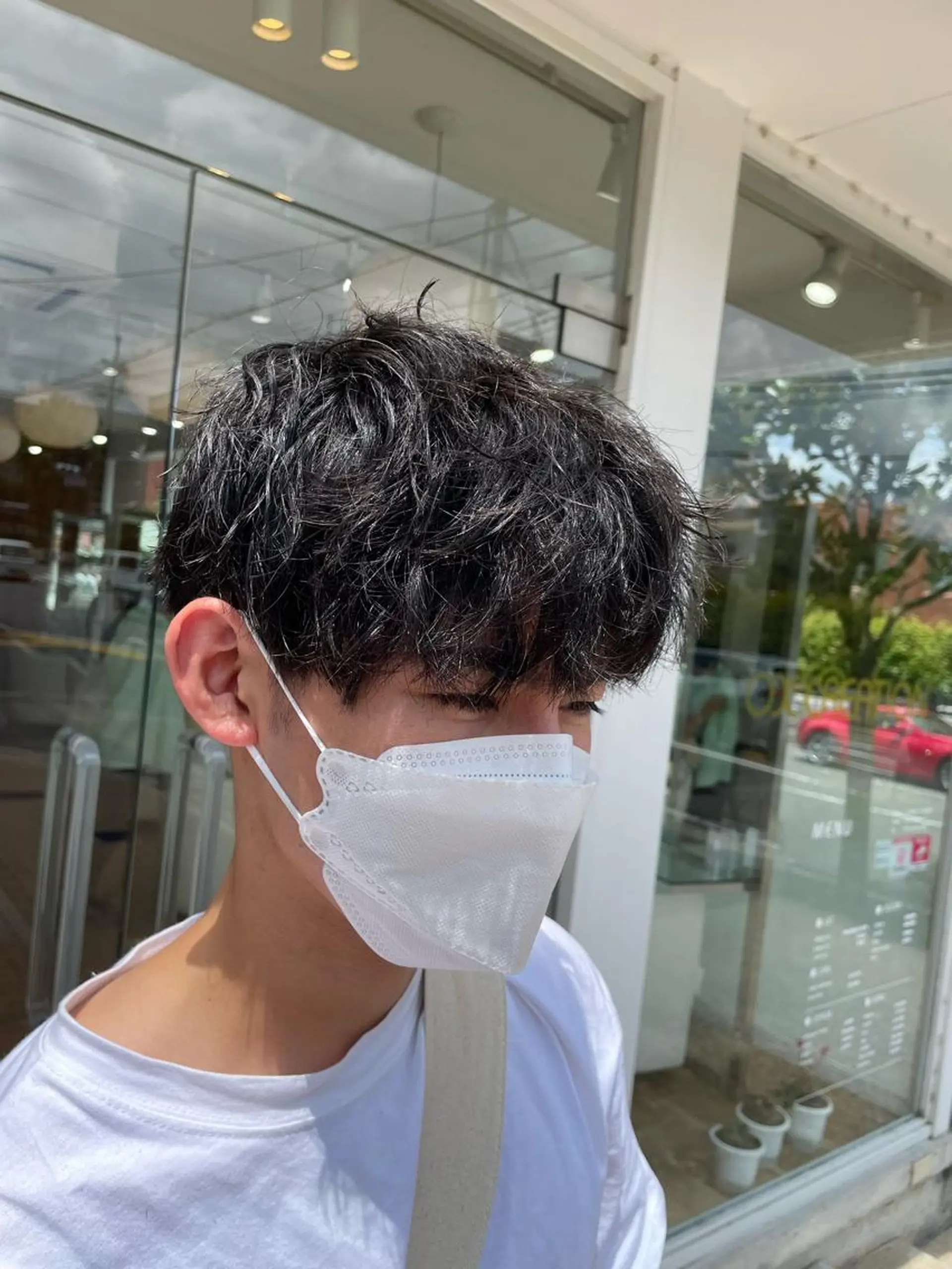 パーマ メンズ Canon/ インナーカラー/四条のヘアスタイル