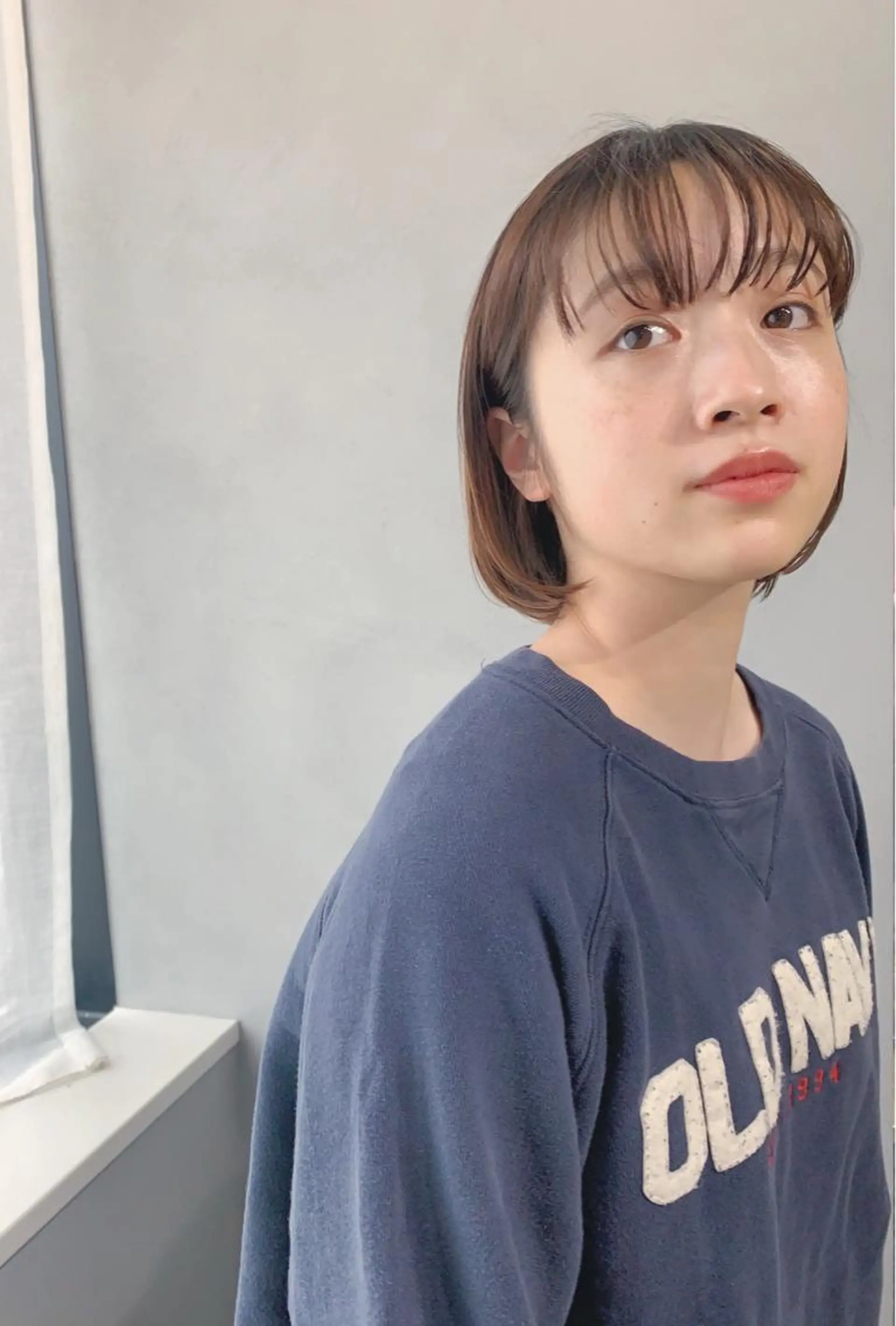 ショート カラー ボブパーマコテ巻き風 パーマNo1深江秀平のヘアスタイル