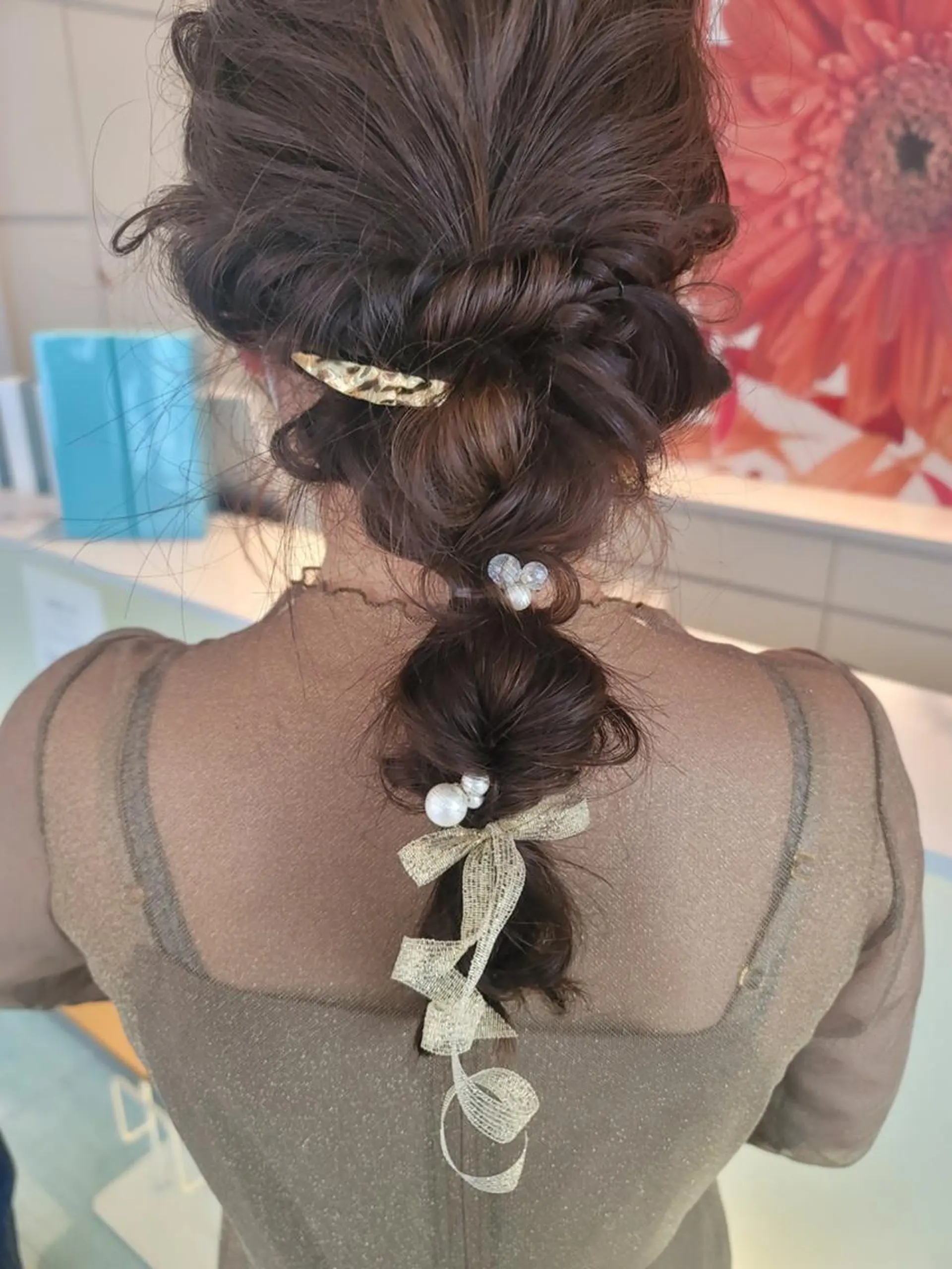 ロング ヘアアレンジ ヘアセット 鈴木 翠のヘアスタイル