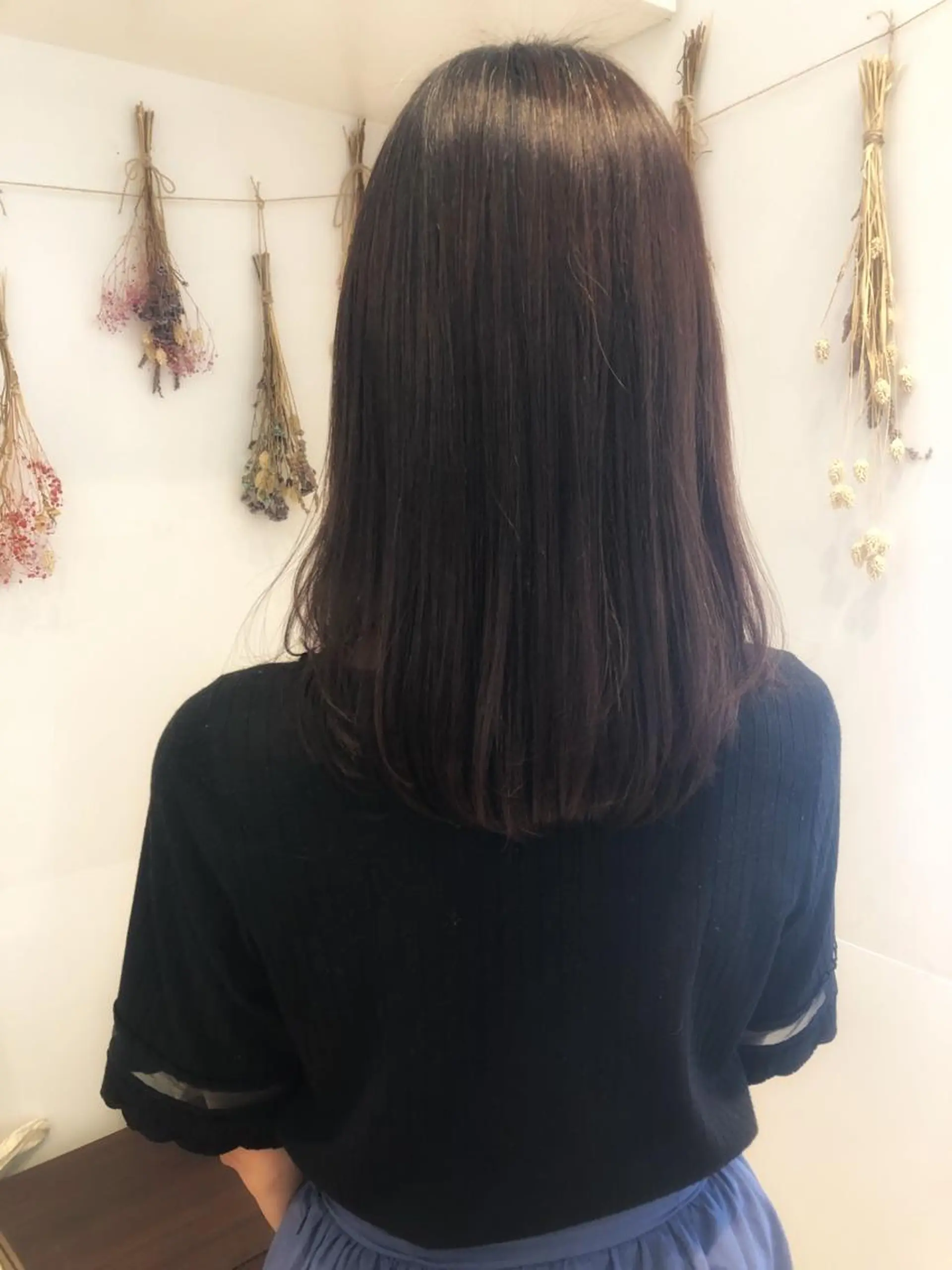 セミロング パーマ セミロングパーマ トリートメント デジタルパーマ ストレートパーマ はだゆうき @hadadan08のヘアスタイル