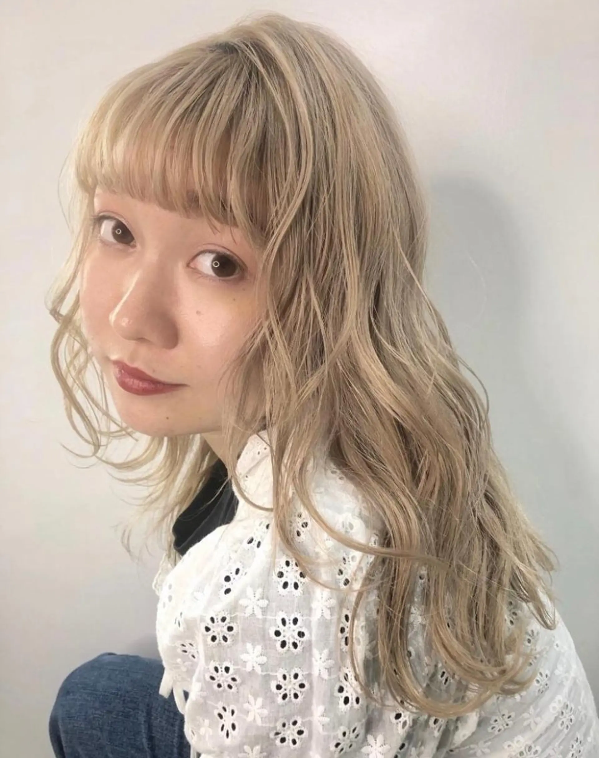 ロング 韓国レイヤー/透明感 カラー🦋mioのヘアスタイル