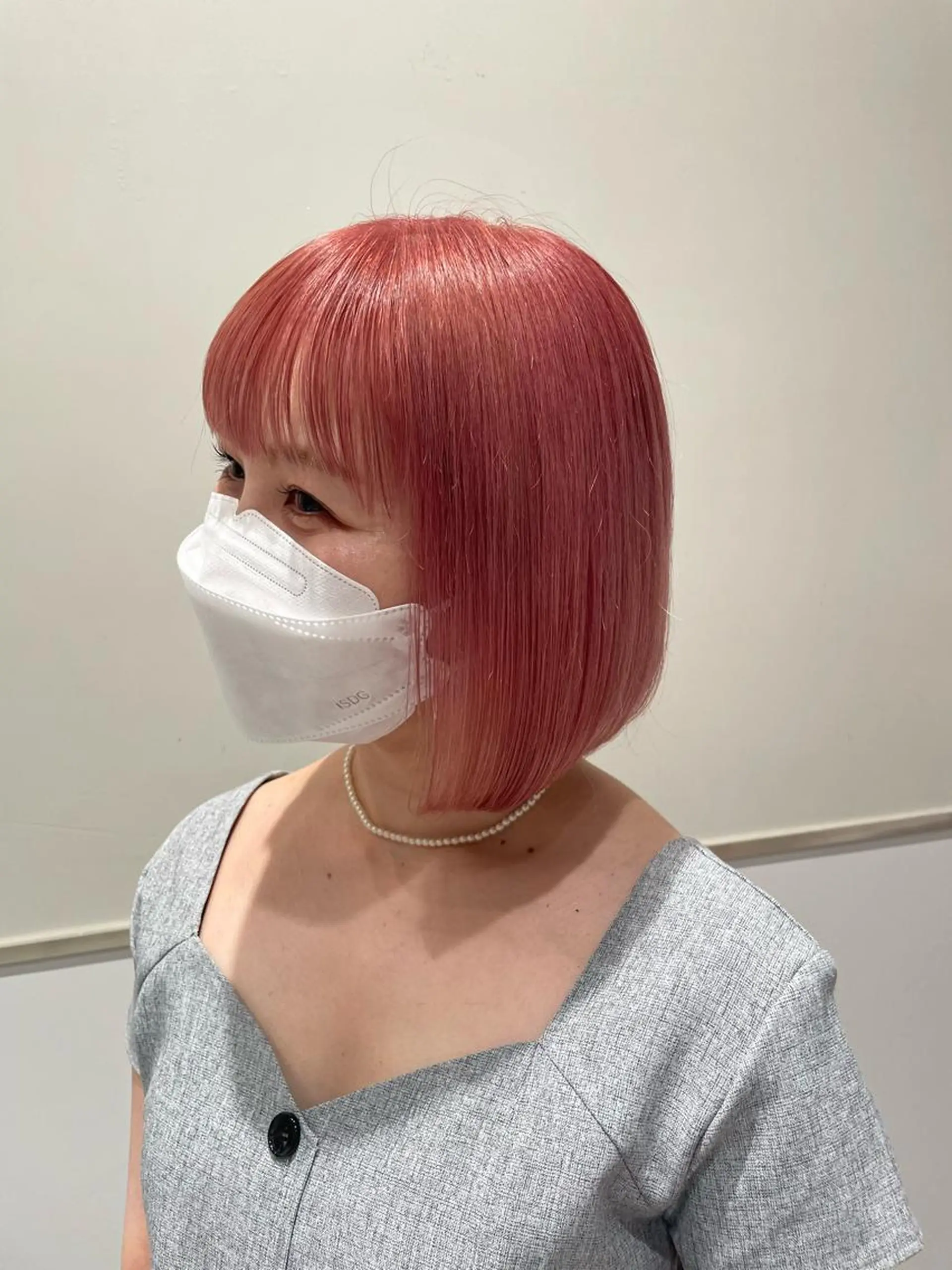 ショート カラー ヘアカラー トリートメント Toiro所属・🤎小顔レイヤー /ベージュ🤎友香のヘアスタイル