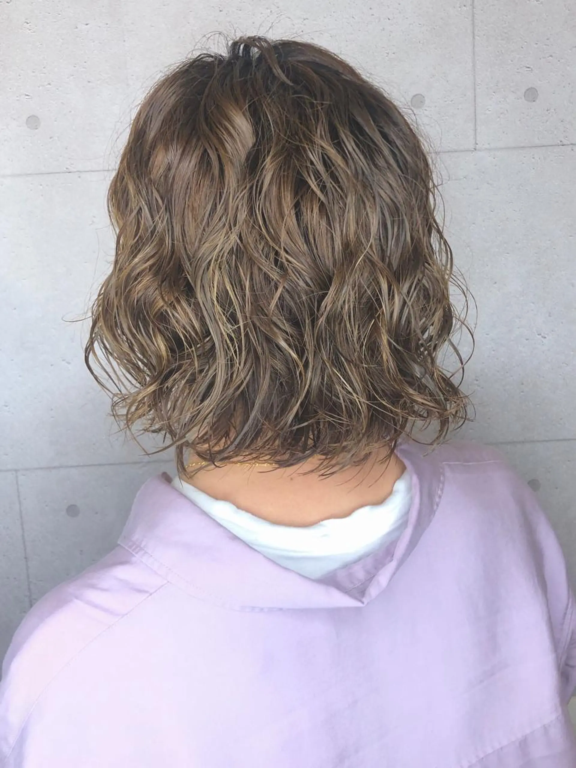 ショート パーマ さかい なつみのヘアスタイル
