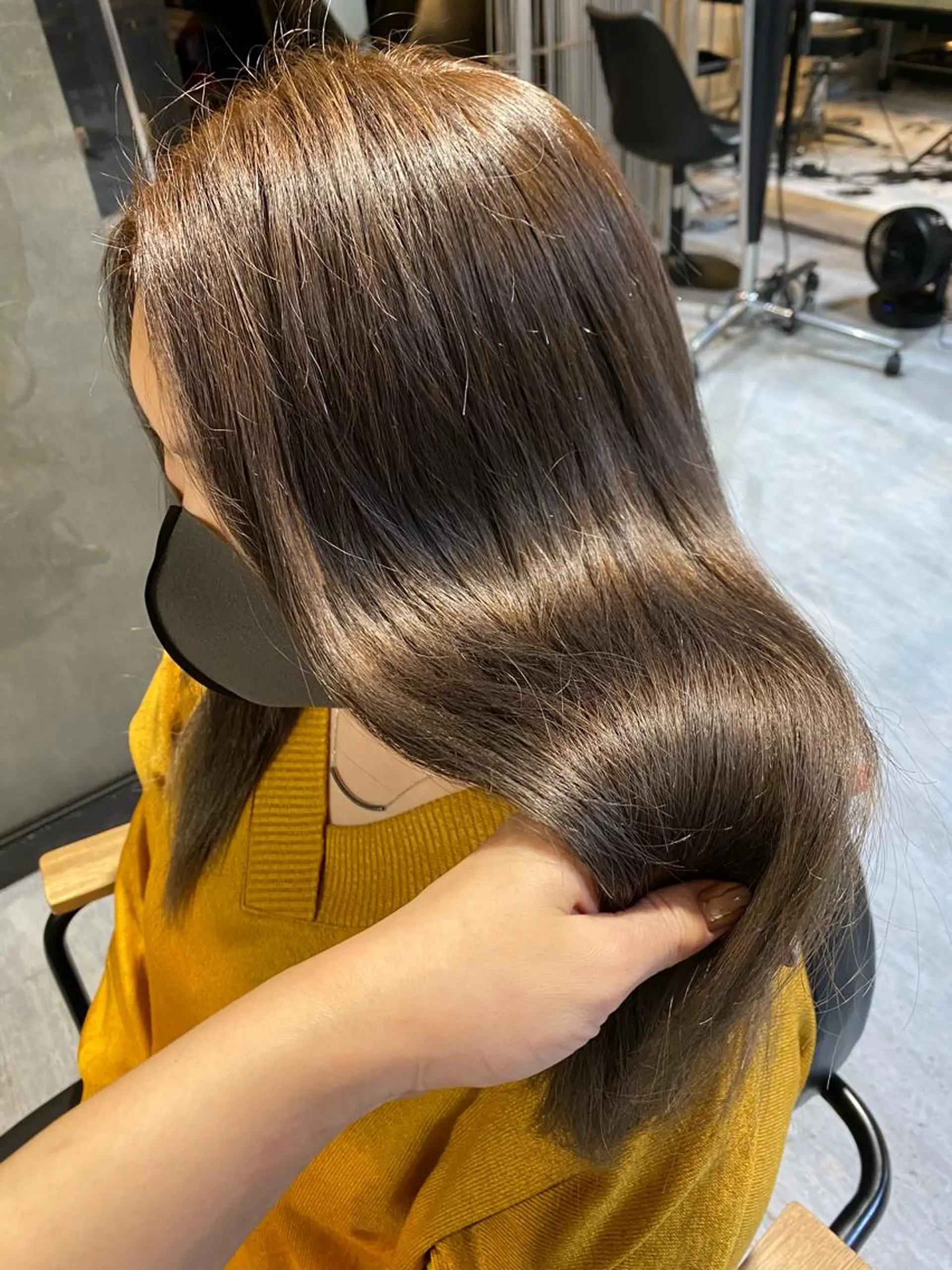 ロング 大橋 美咲のヘアスタイル