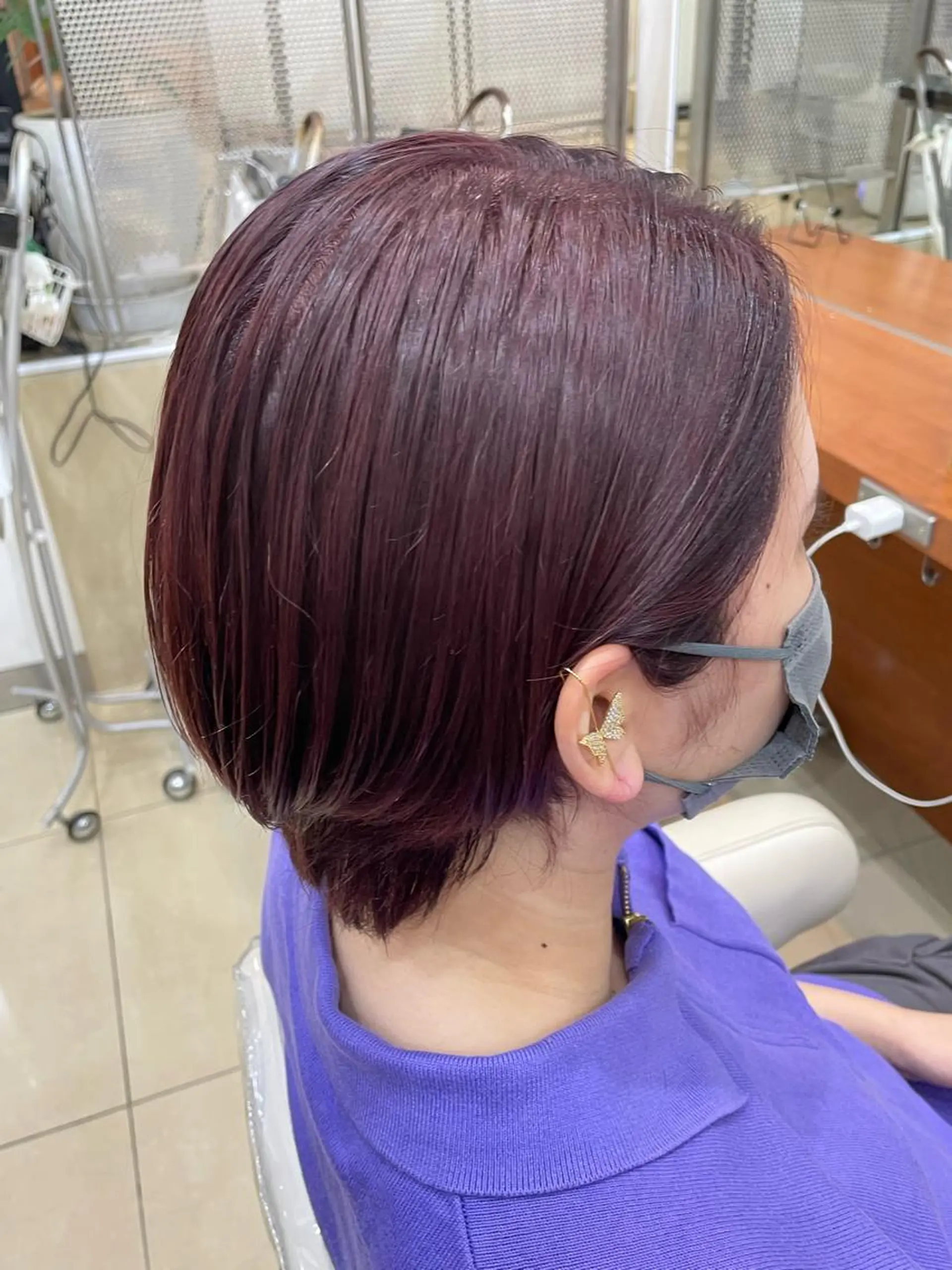 カラー ブリーチ/ハイトーン ピンク/ベージュ🎟のヘアスタイル