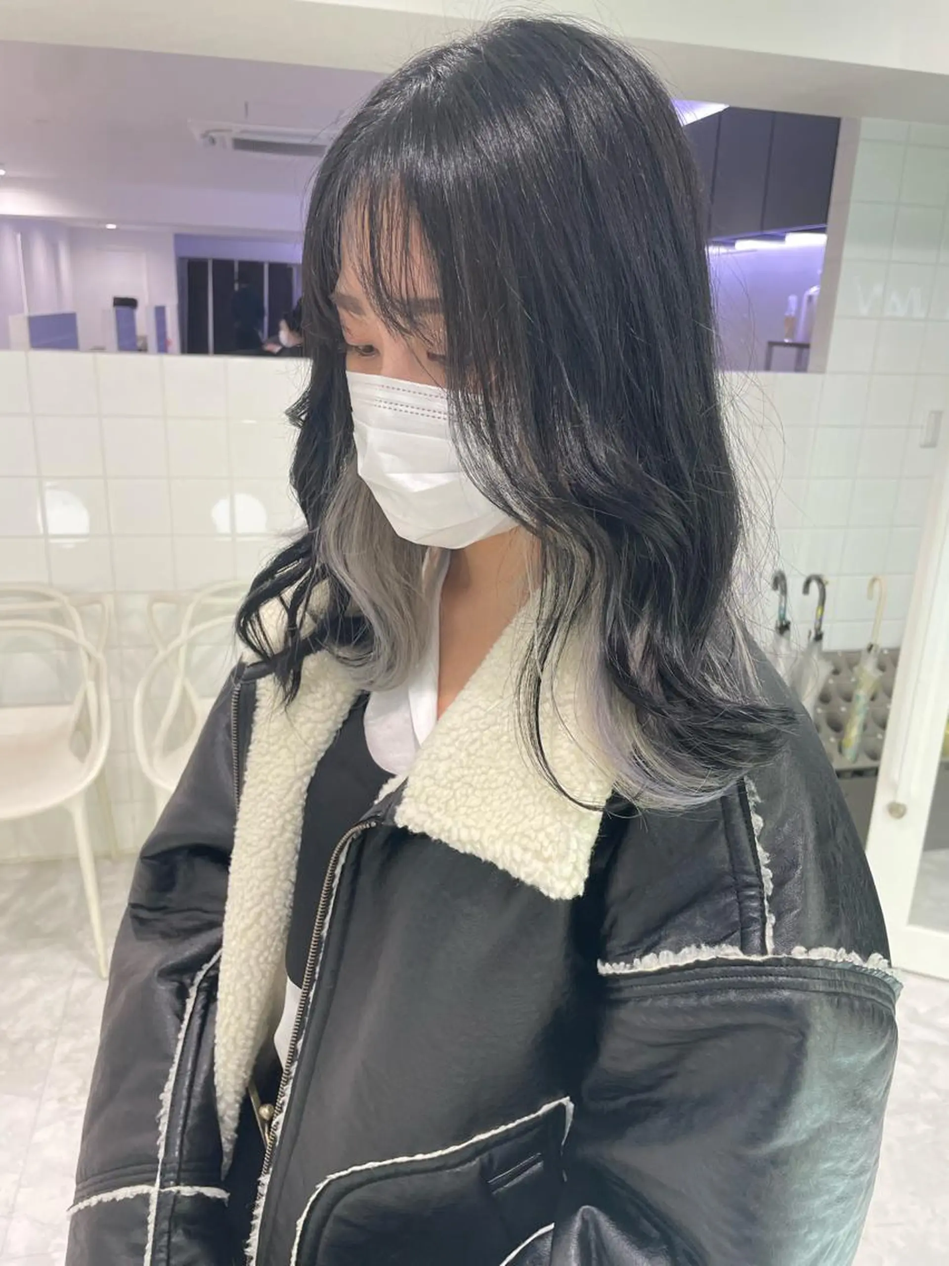 ロング カラー 横浜メンズパーマ🔥 大野賢人のヘアスタイル