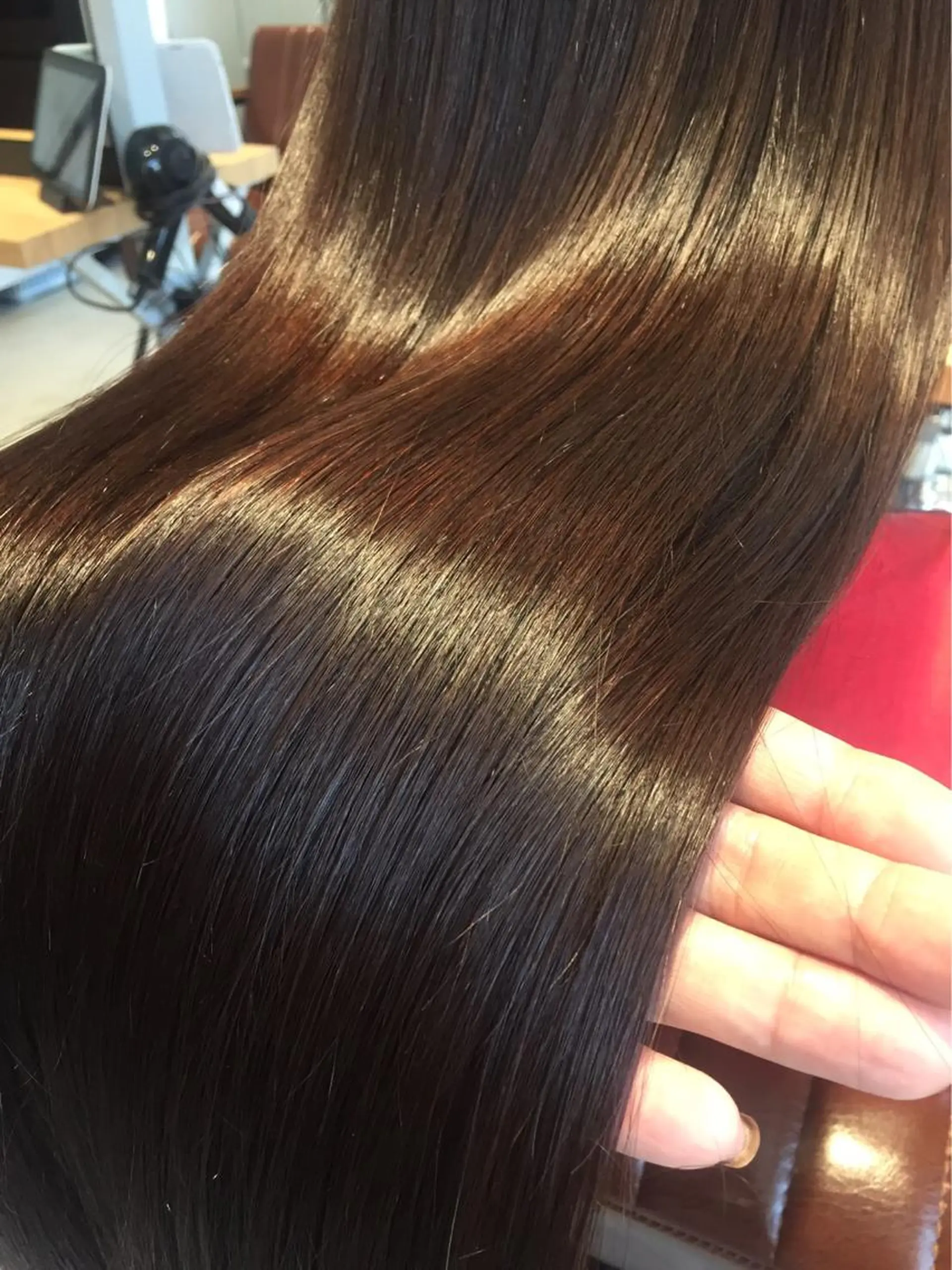 ロング カット トリートメント ✨赤味消しカラー✨ 韓国ヘア/古川恭平のヘアスタイル