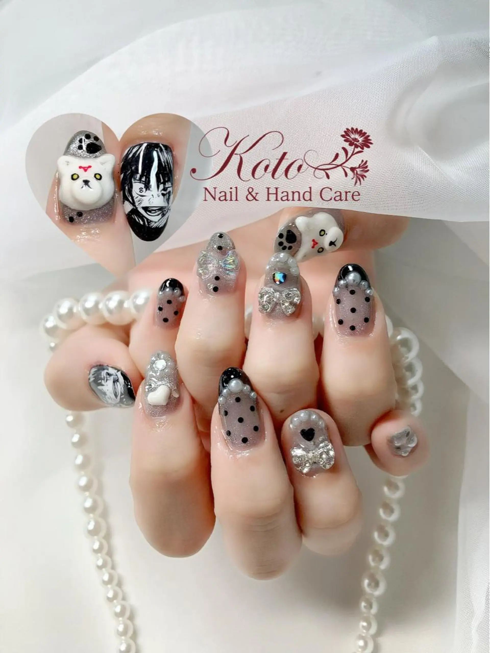 ネイル 長さ出し フットネイル フレンチネイル ジェルネイル 韓国ネイル Risa ネイルサロンKOTOのネイルデザイン