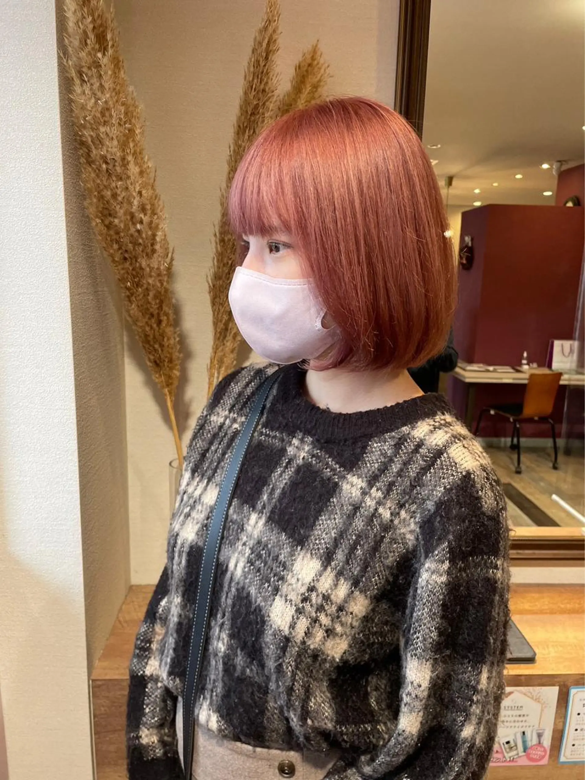 ショート カラー バレイヤージュ ブリーチ ケアブリーチ 透明感カラー デザインカラー ミシェル /韓国ヘア🕊️のヘアスタイル