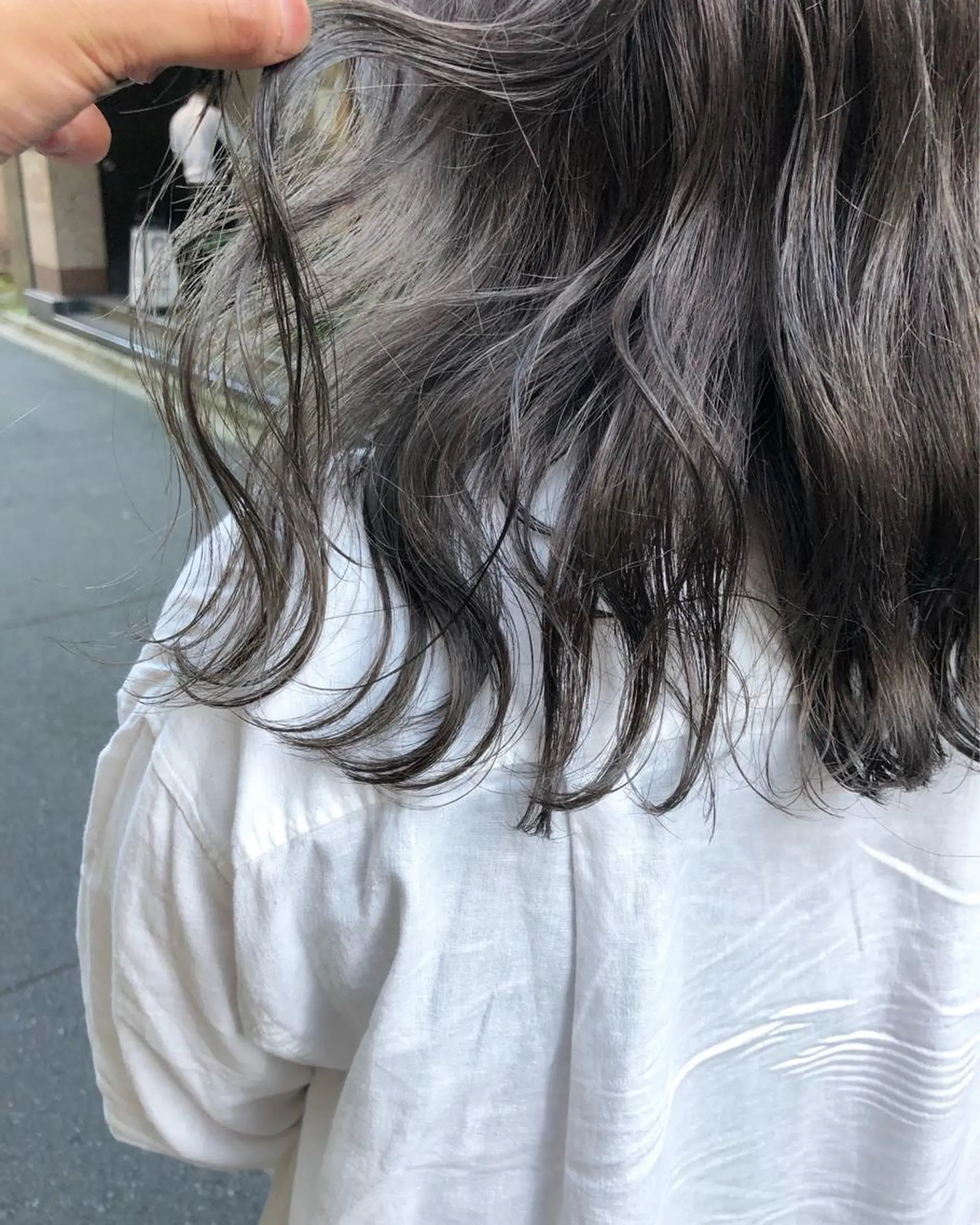 セミロング カラー ヘアカラー トリートメント Tao所属・藤川 大智のヘアスタイル