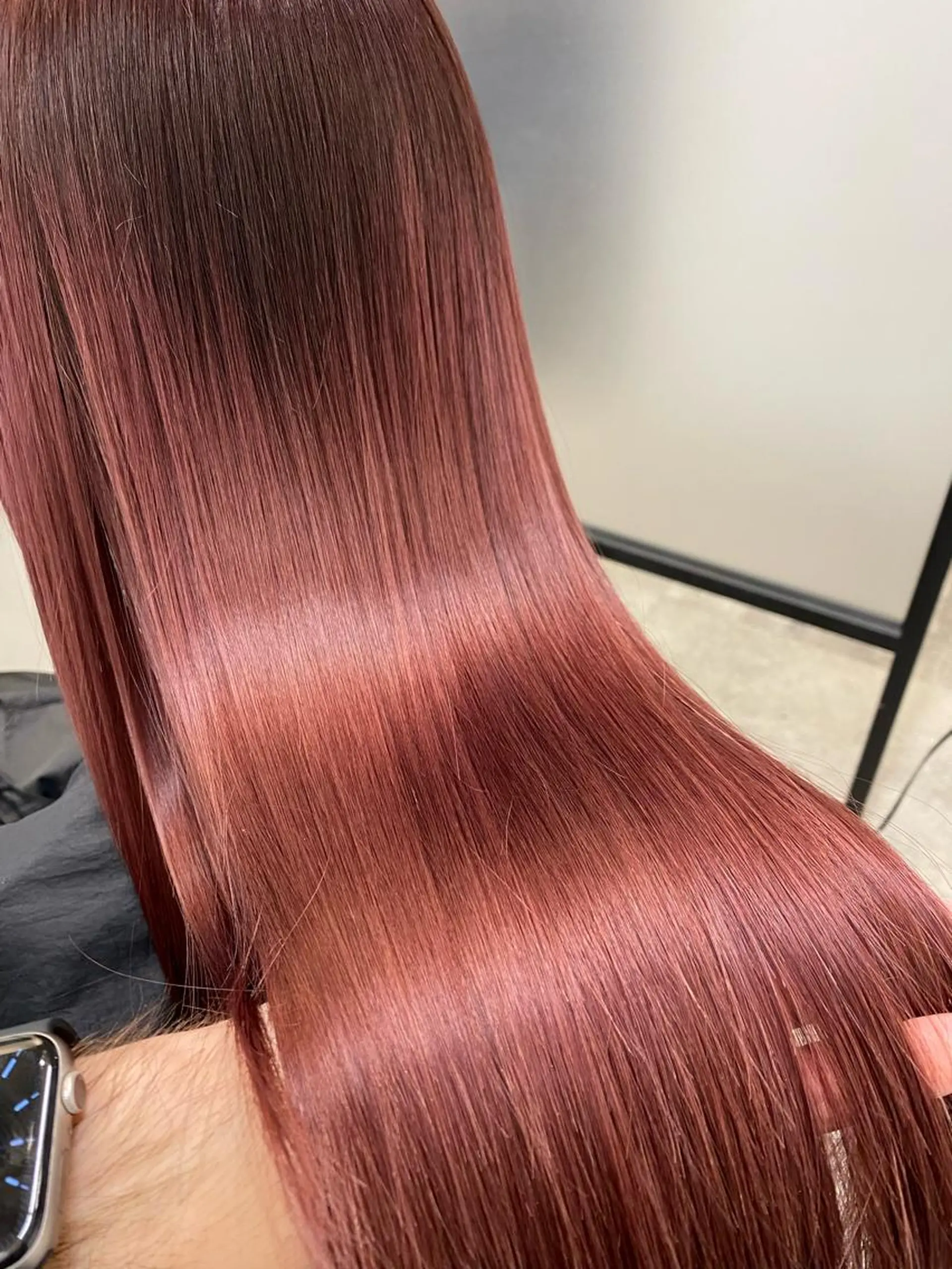 ロング カラー ヘアアレンジ 【艶髪×韓国風】 毛流れ職人 RYOのヘアスタイル