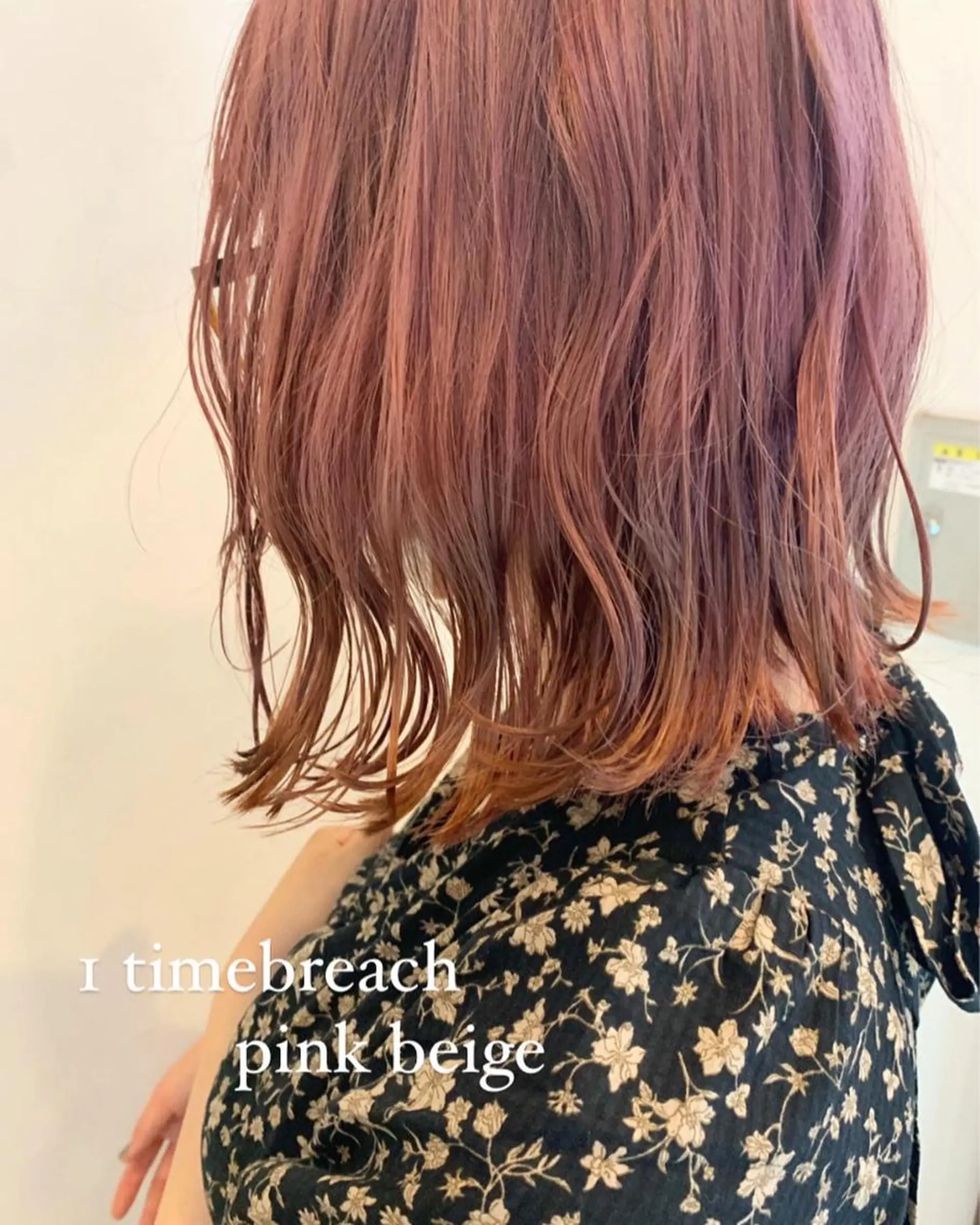 セミロング カラー ヘアカラー トリートメント 似合わせカットカラー ♡佐藤捺美のヘアスタイル